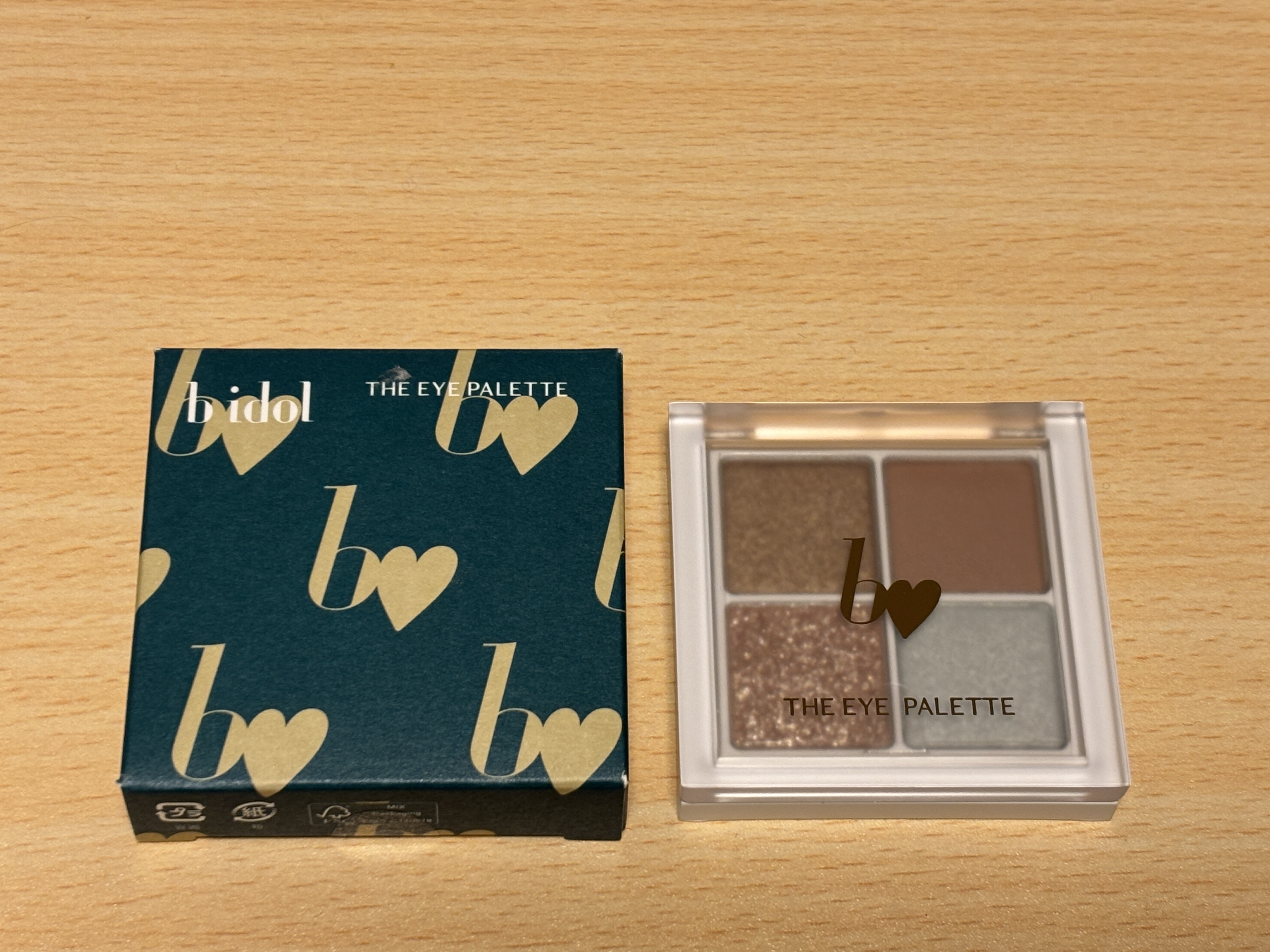THE アイパレR/b idol/アイシャドウパレットを使ったクチコミ（1枚目）