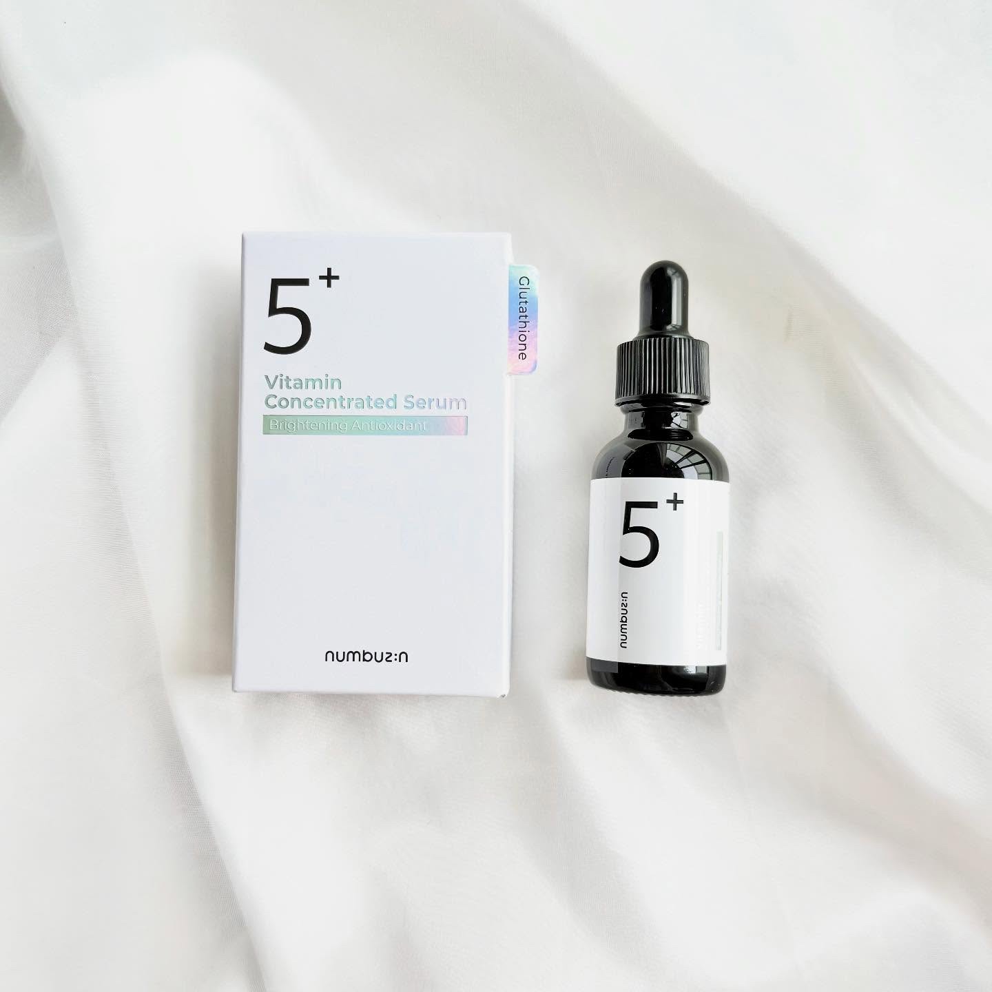 5番 白玉グルタチオンＣ美容液/numbuzin/美容液を使ったクチコミ（1枚目）