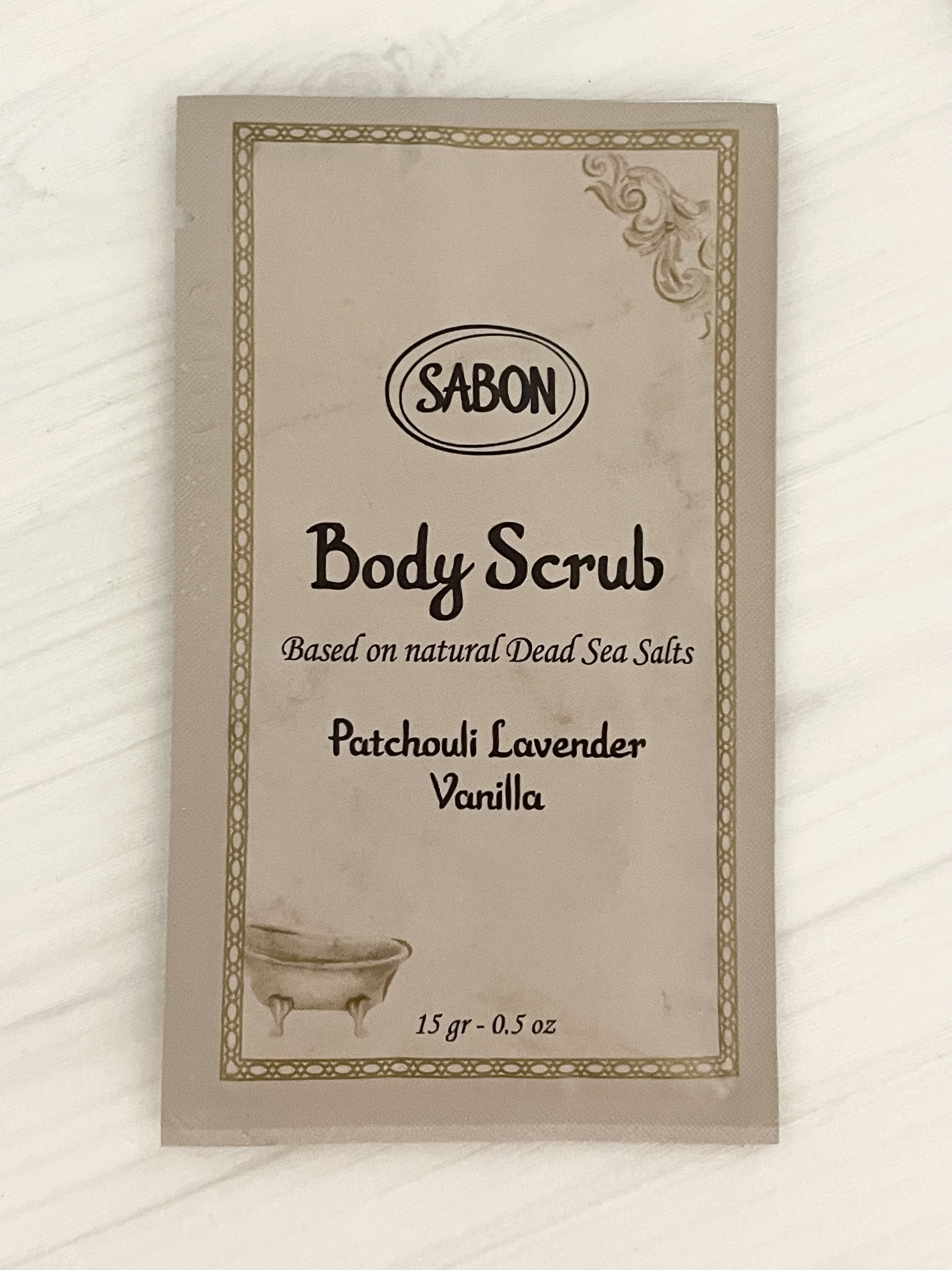 ボディスクラブ パチュリ・ラベンダー・バニラ/SABON/ボディスクラブを使ったクチコミ（1枚目）