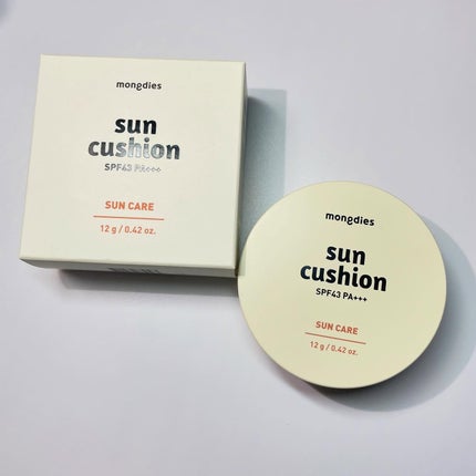 日焼け止めクッション SPF 43 PA+++/モンディエス/日焼け止めローションを使ったクチコミ(4枚目)