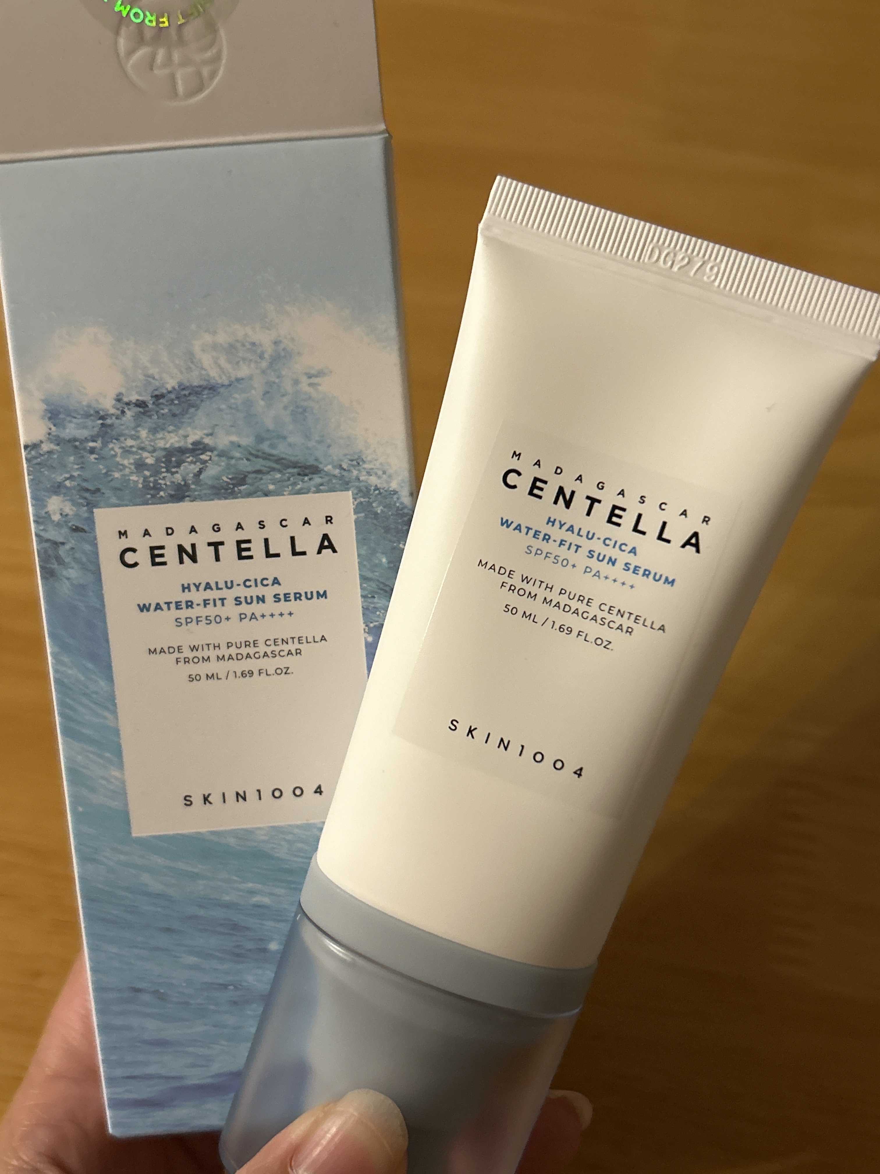 ヒアルーシカ ウォーターフィット サンセラム/SKIN1004/日焼け止めローションを使ったクチコミ（1枚目）
