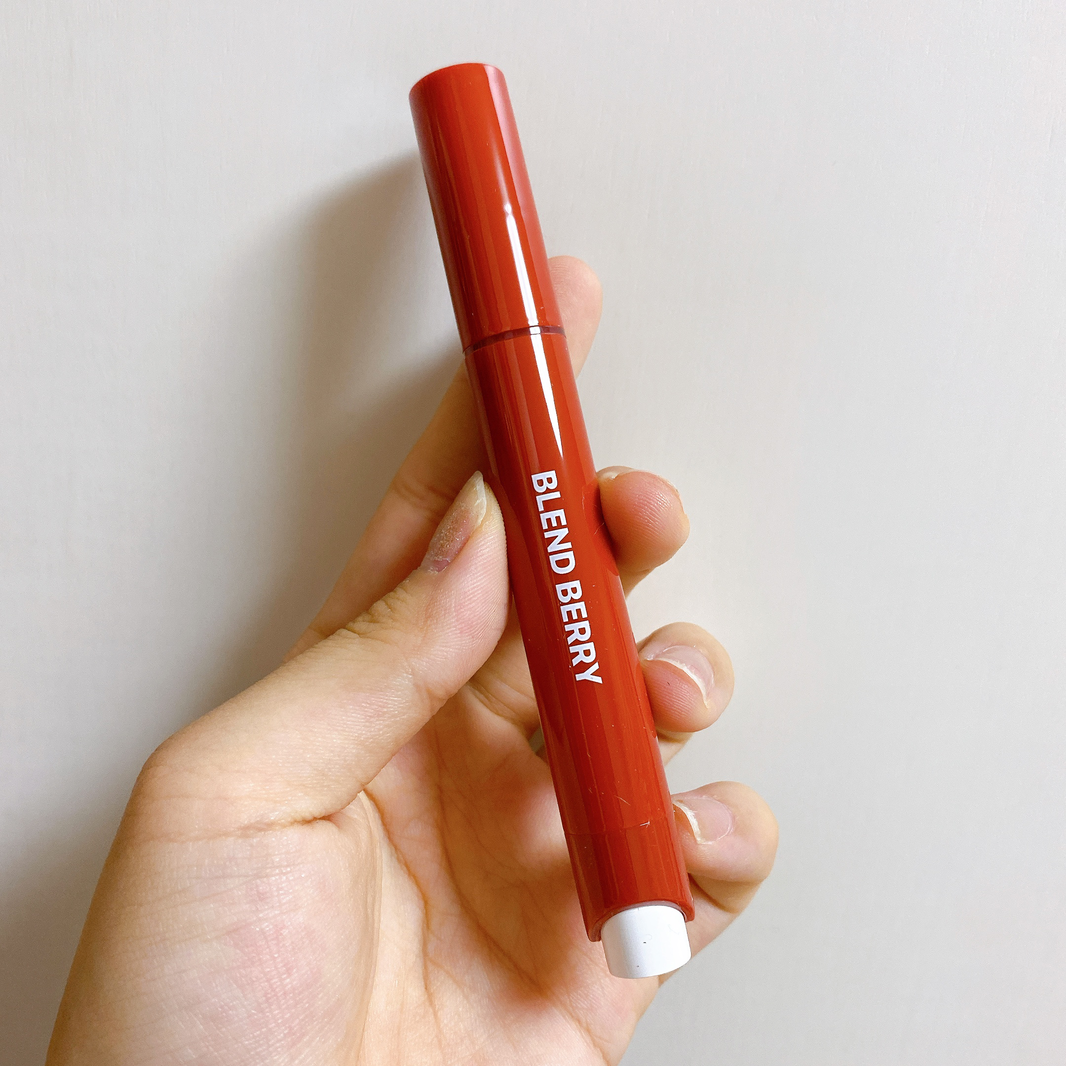 ブレンドベリー リップバルーン 006 ふいうちオレンジ/BLEND BERRY/口紅を使ったクチコミ（2枚目）