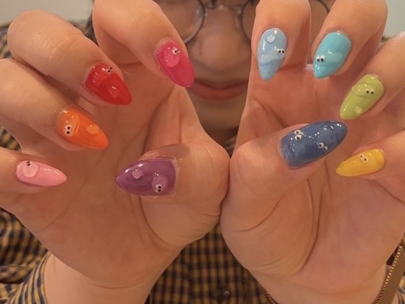 アイシングジェルネイル/セリア/ジェルネイルを使ったクチコミ（1枚目）