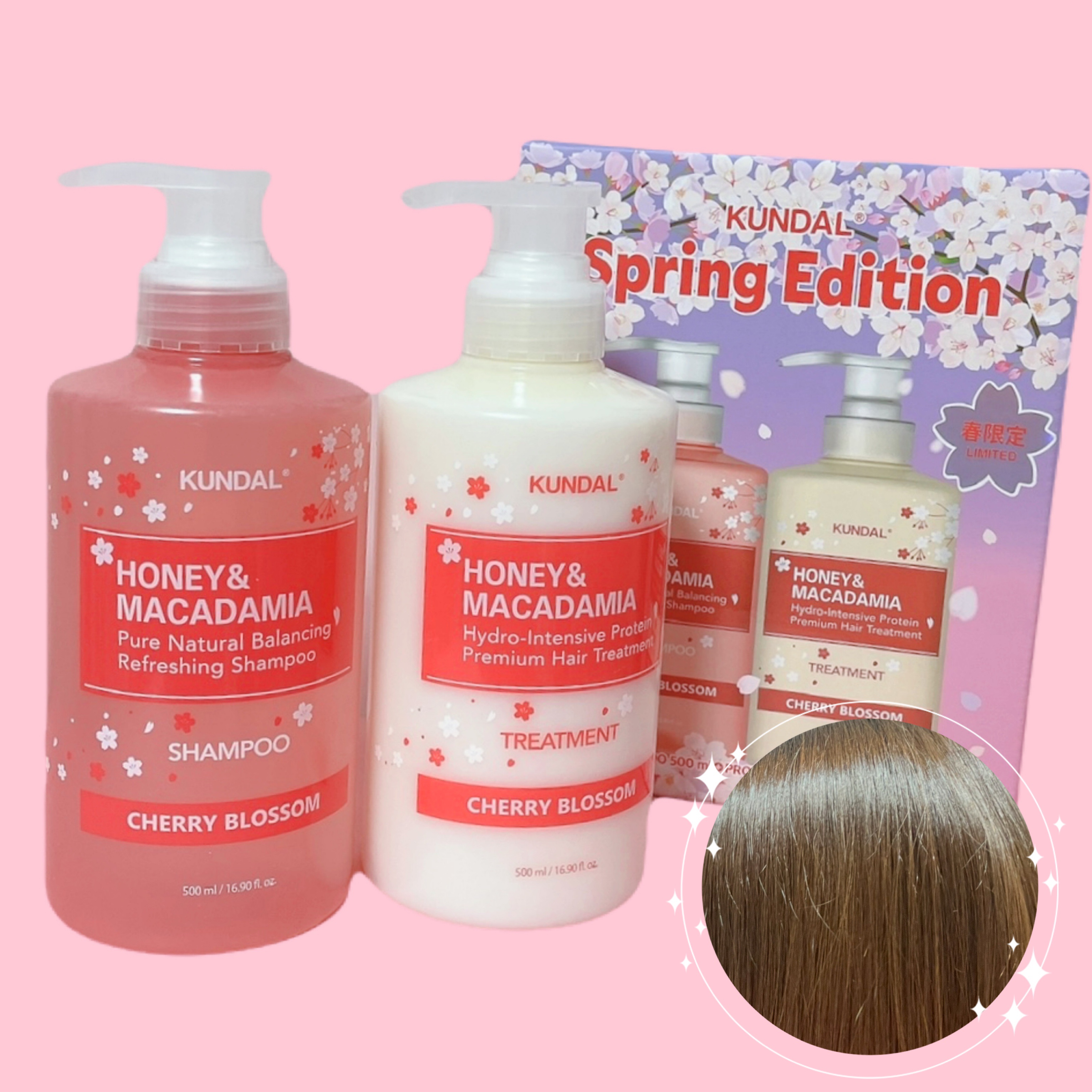プレミアムヘアケア スペシャルセット スプリングエディション シャンプー＆トリートメント/KUNDAL/市販シャンプーを使ったクチコミ（3枚目）