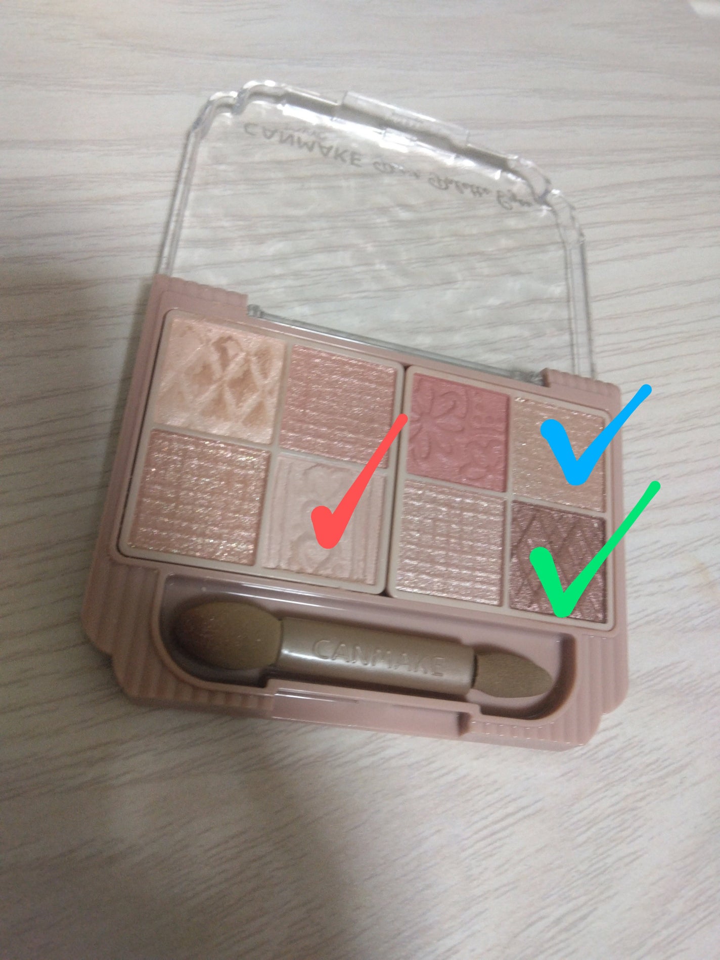 プティパレットアイズ/キャンメイク/パウダーアイシャドウを使ったクチコミ(2枚目)