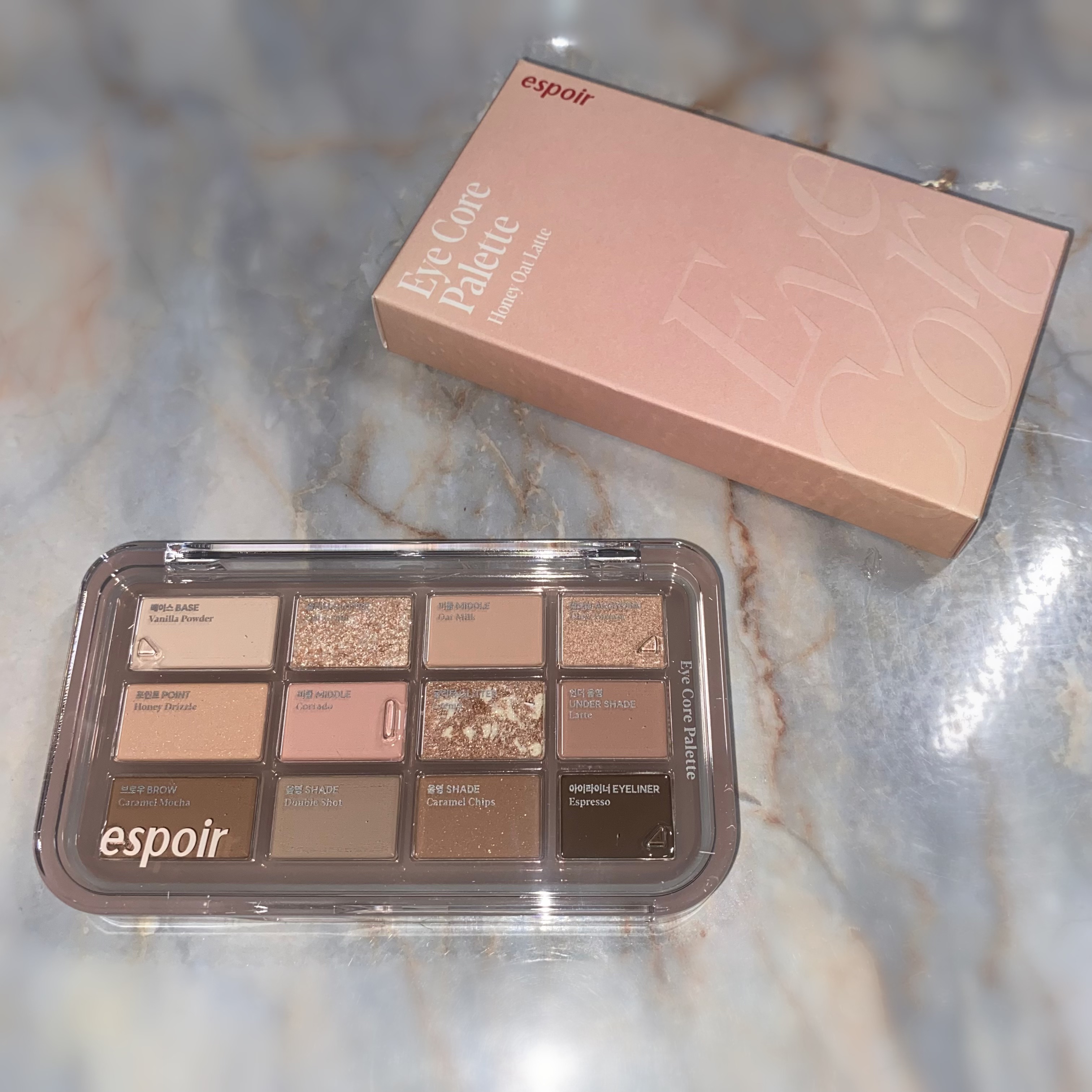 アイコアパレット ハニーオートラテ/espoir/アイシャドウパレットを使ったクチコミ（1枚目）