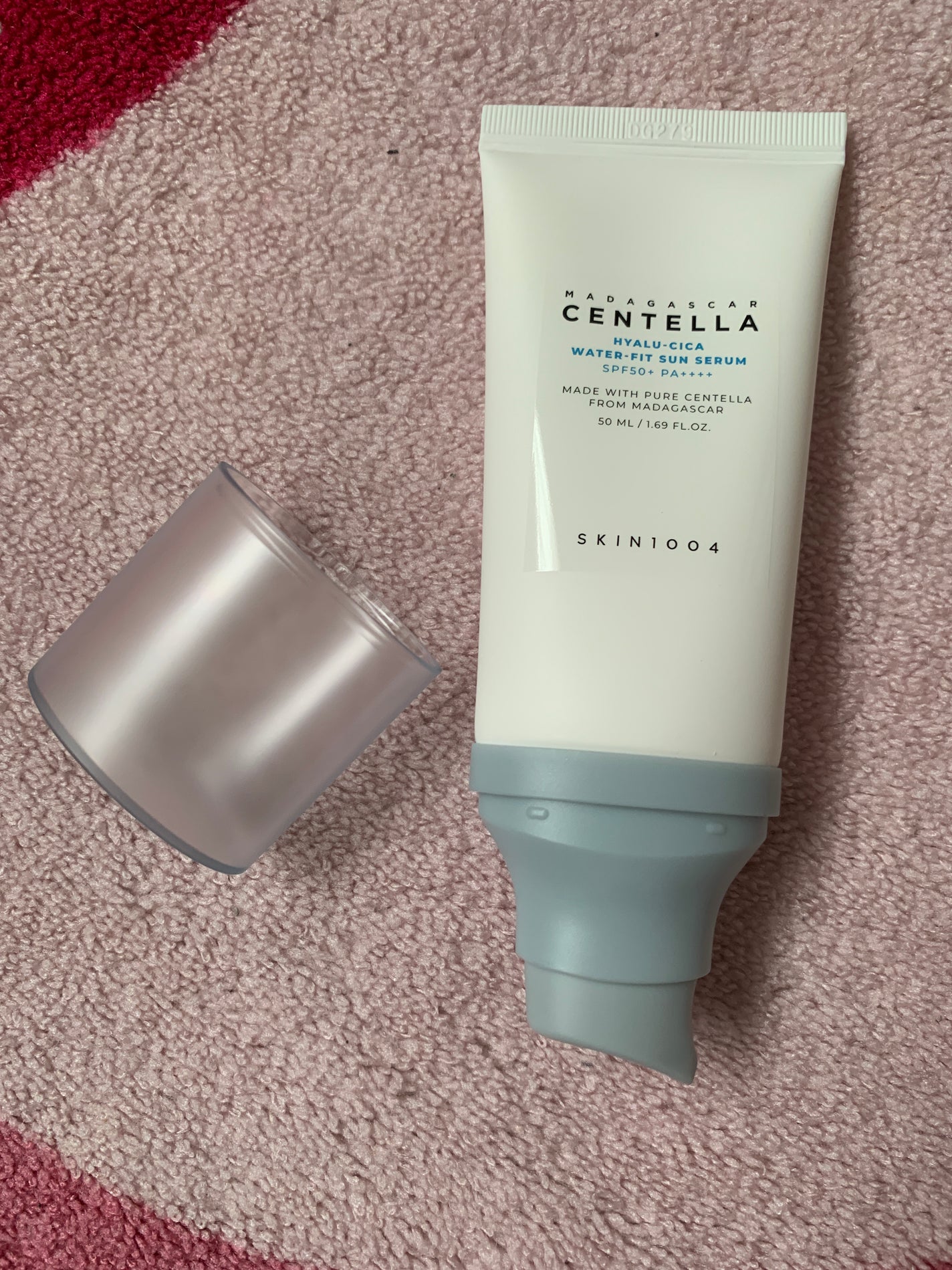 ヒアルーシカ ウォーターフィット サンセラム/SKIN1004/日焼け止めローションを使ったクチコミ(2枚目)