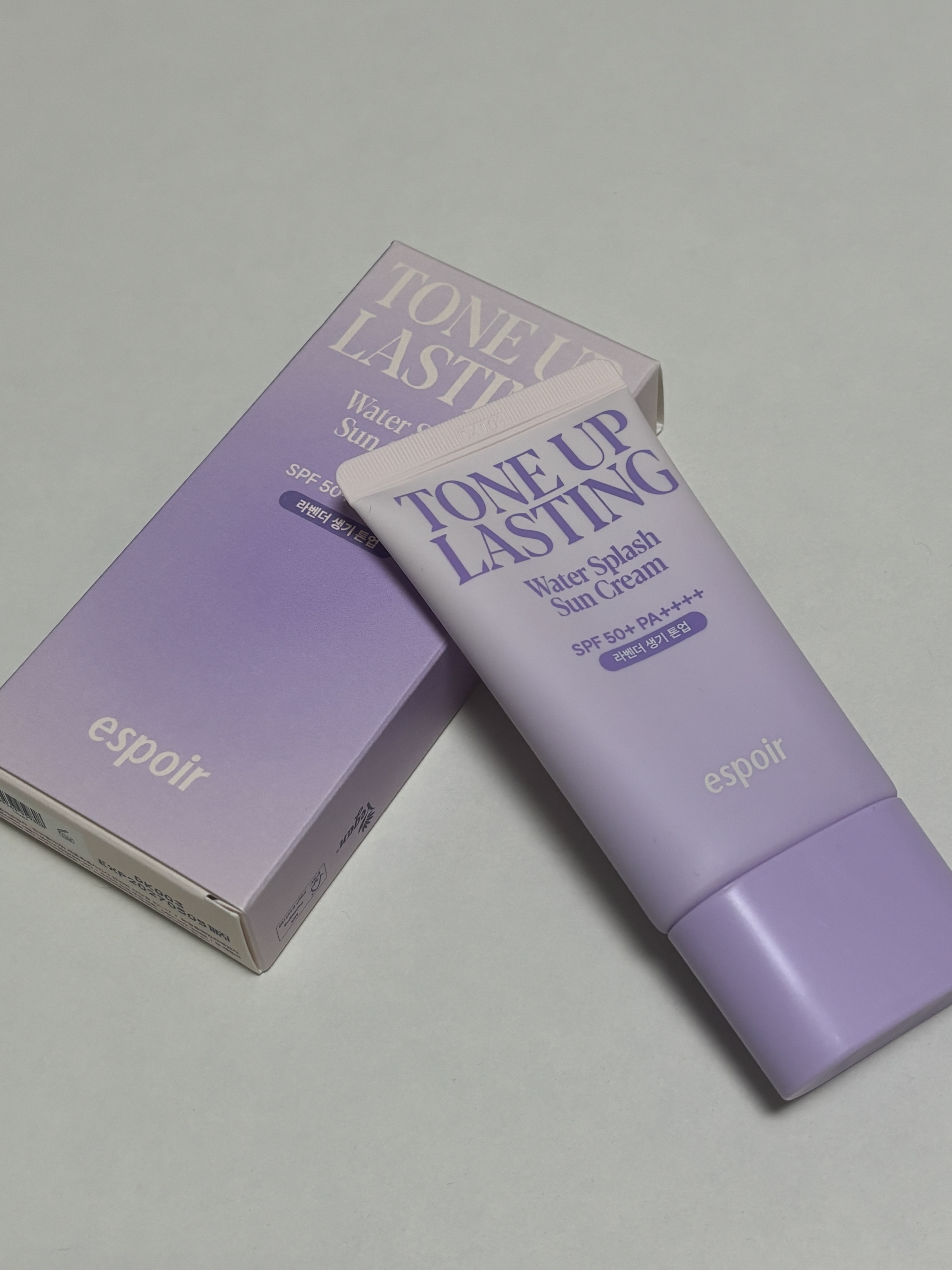 ウォータースプラッシュサンクリーム トーンアップラスティング/espoir/日焼け止めクリームを使ったクチコミ（1枚目）