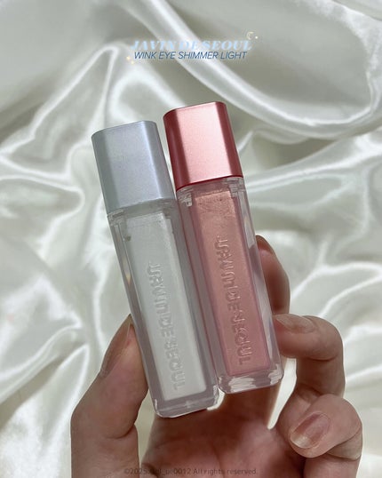 ウィンク アイ シマー ライト 12  スプリンクルローズ/Javin De Seoul/リキッドアイシャドウを使ったクチコミ(2枚目)