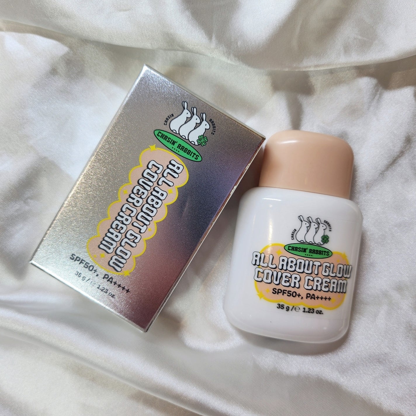 オールアバウトグロウカバークリーム/CHASIN'RABBITS/日焼け止めクリームを使ったクチコミ(1枚目)