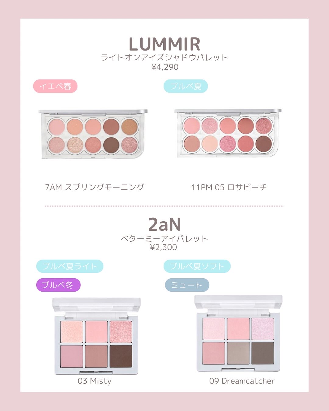 ベターミーアイパレット 08 ピンクブーム/2aN/マルチパレットを使ったクチコミ（2枚目）