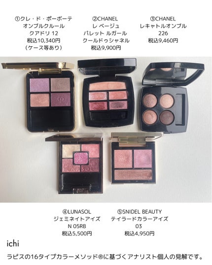 レ ベージュ パレット ルガール / CHANELの口コミ | おすすめ順 レ ベージュ パレット ルガール / CHANELの口コミ | おすすめ順