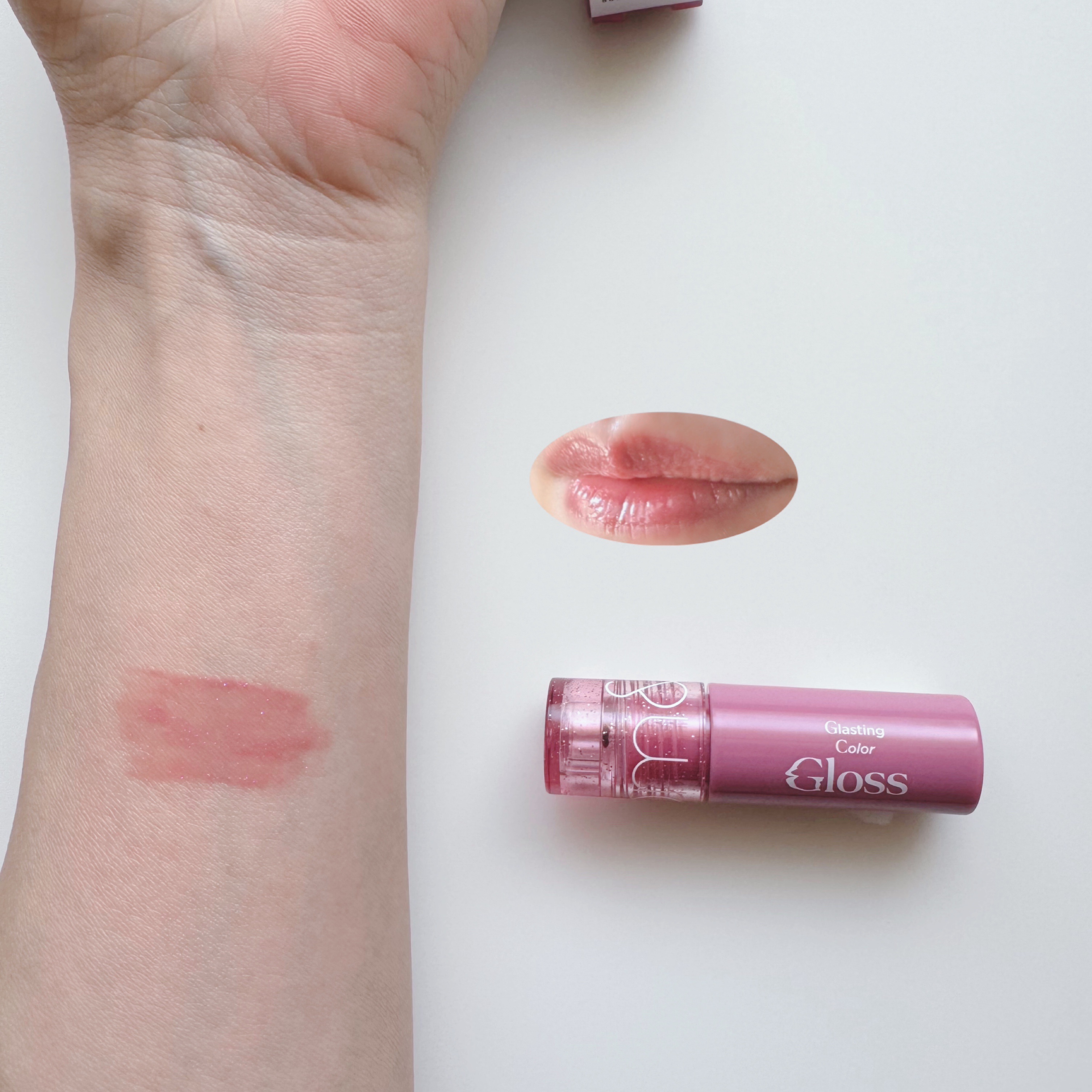 グラスティングカラーグロス/rom&nd/リップグロスを使ったクチコミ（3枚目）