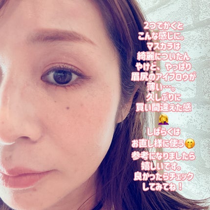 ヴィセ リシェ インスタント アイブロウ カラー/Visée/眉マスカラを使ったクチコミ(3枚目)