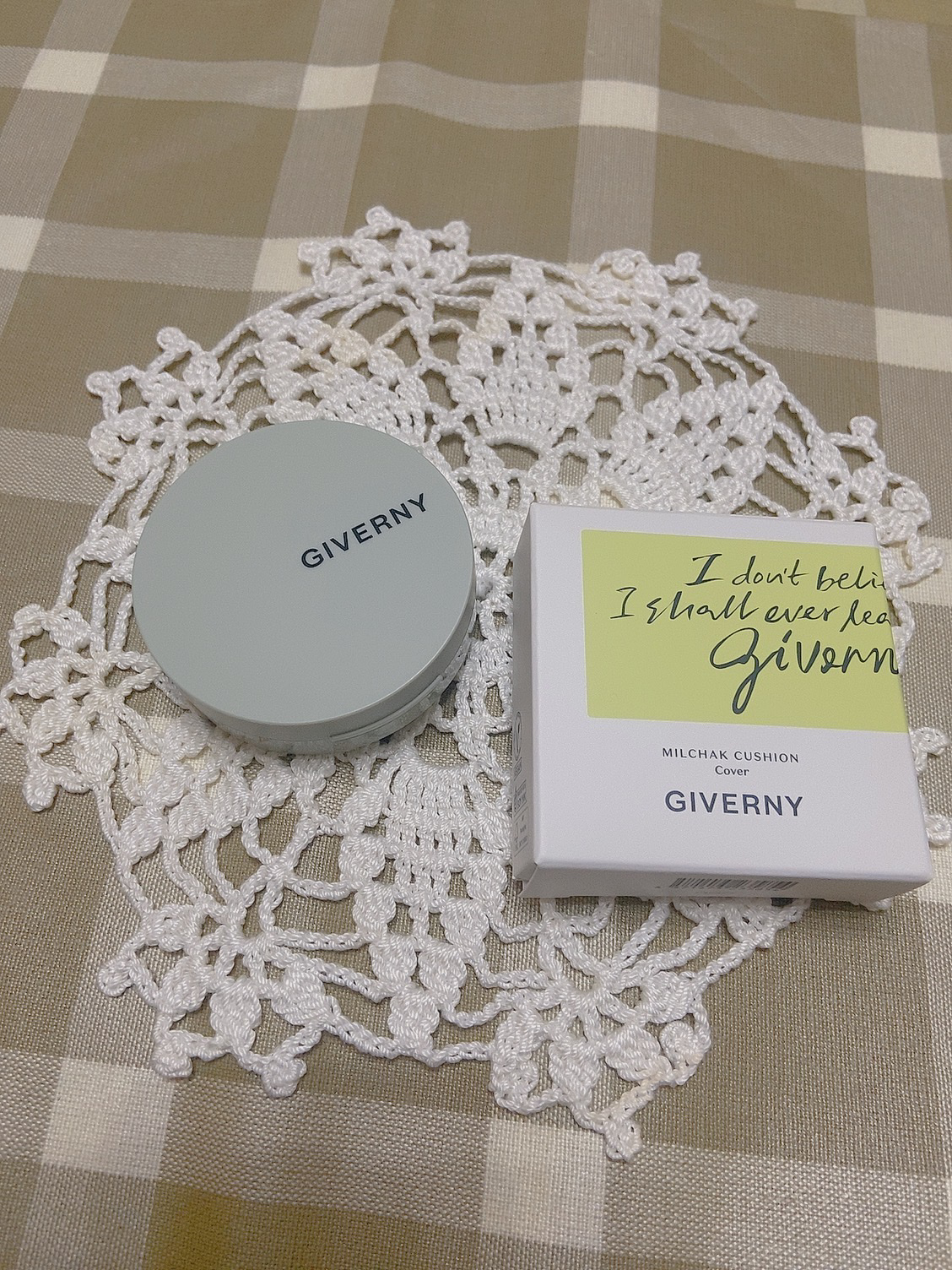 ジヴェルニー 密着カバークッション 23NW ミディアムベージュ/GIVERNY/クッションファンデーションを使ったクチコミ（1枚目）