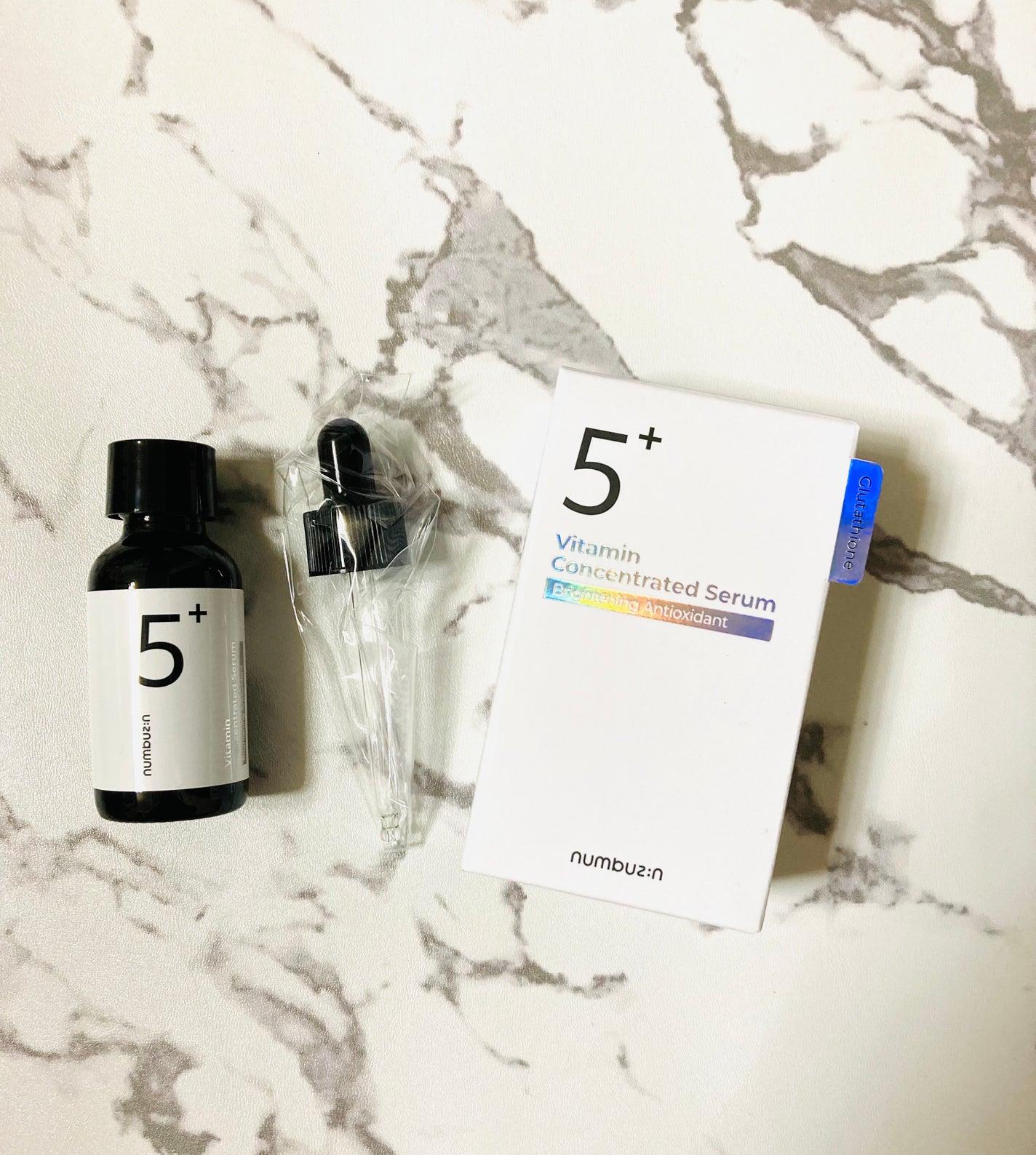 5番 白玉グルタチオンC美容液/numbuzin/美容液を使ったクチコミ(1枚目)