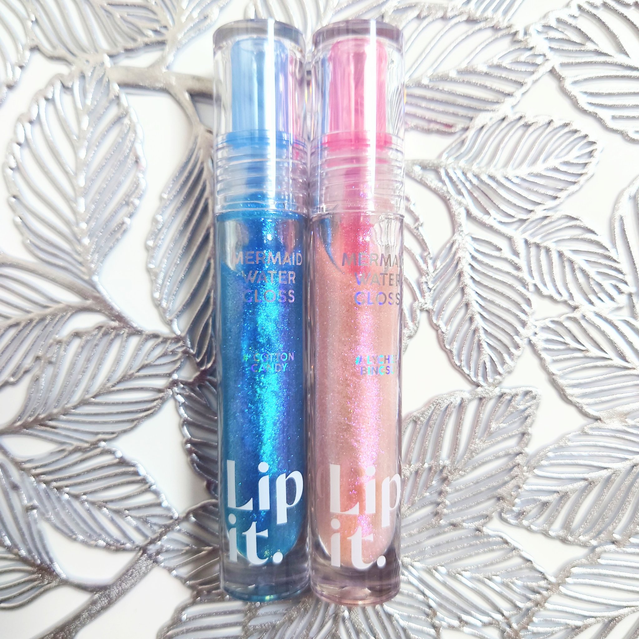 マーメイドウォーターグロス/Lipit./リップグロスを使ったクチコミ（3枚目）