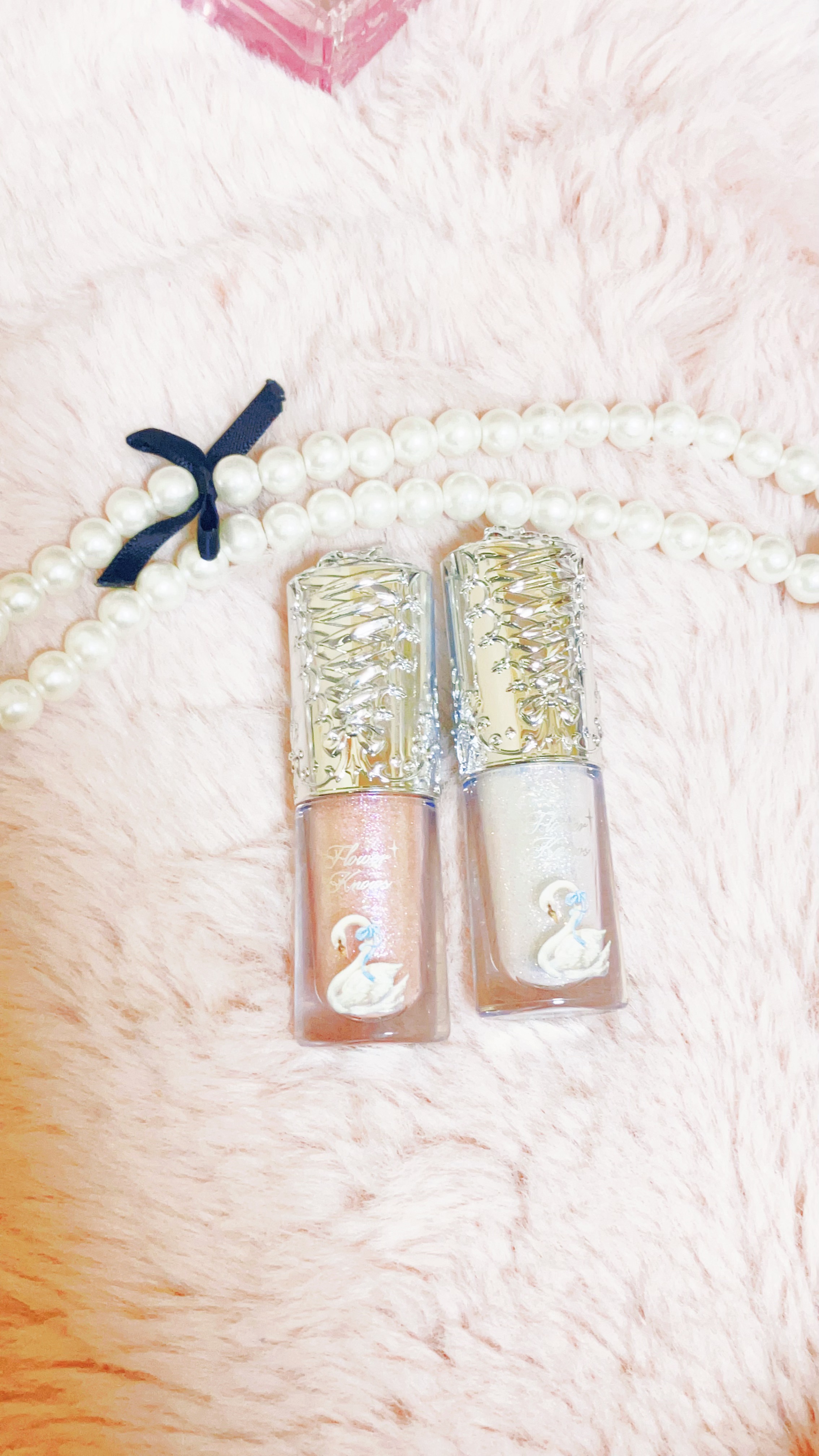 フラワーノーズ スワンバレエシリーズ リキッドアイシャドウ/FlowerKnows/リキッドアイシャドウを使ったクチコミ（2枚目）