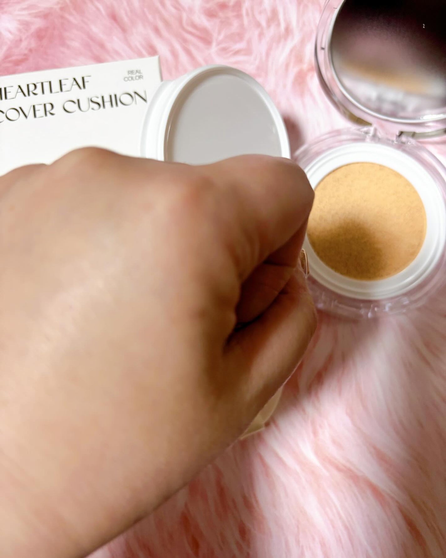 comaki on LIPS 「ハートリーフシンカバークッションファンデーションをお試ししまし..」(2枚目)