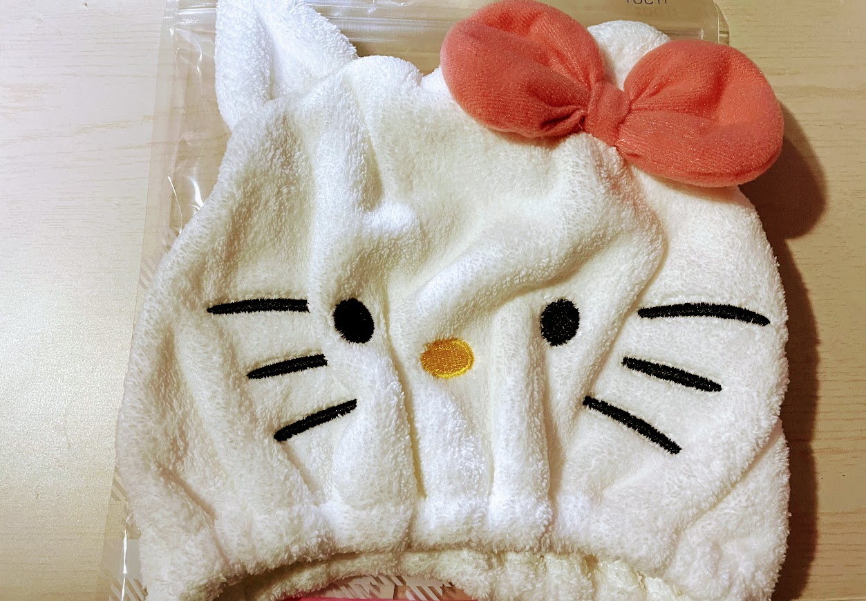 吸水速乾タオルキャップ/スケーター/バスグッズを使ったクチコミ（2枚目）