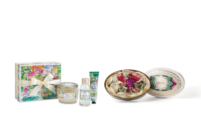 SABON オーバルティンボックスアレンジフラワーキット