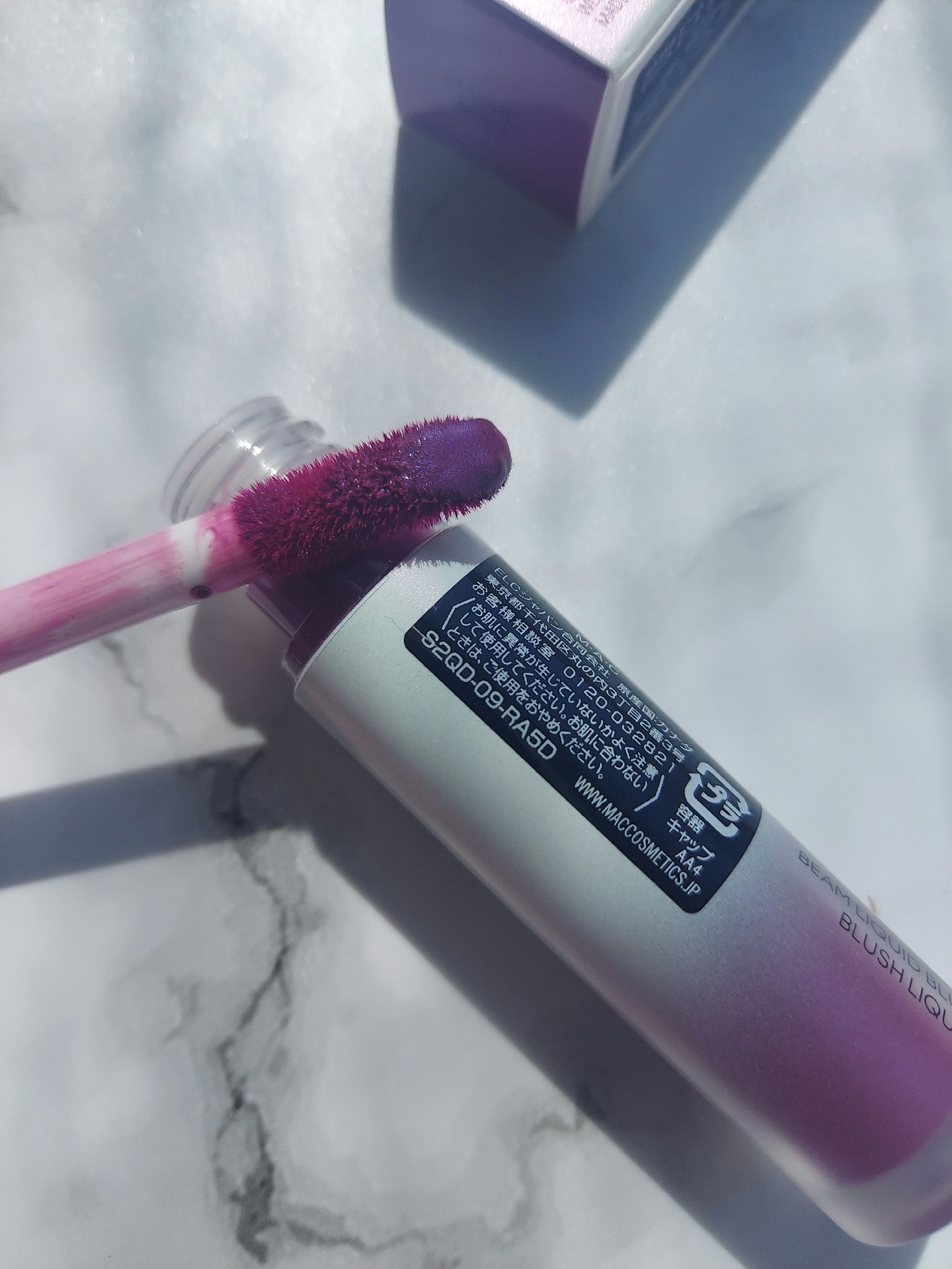 ストロボ ビーム リキッド ブラッシュ/M・A・C/リキッドチークを使ったクチコミ（3枚目）