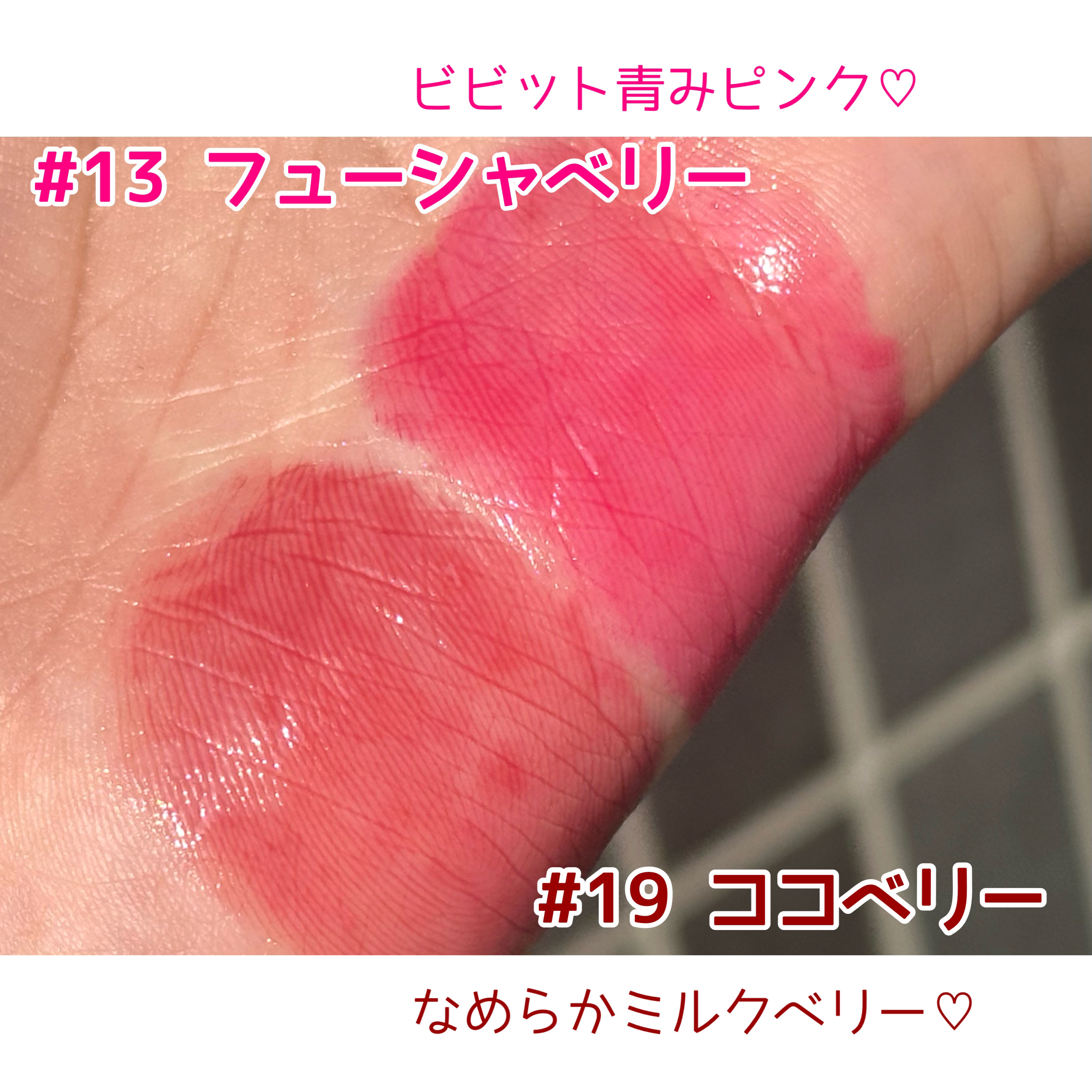 チューインググロウポット 19 ココベリー/dasique/口紅を使ったクチコミ（2枚目）