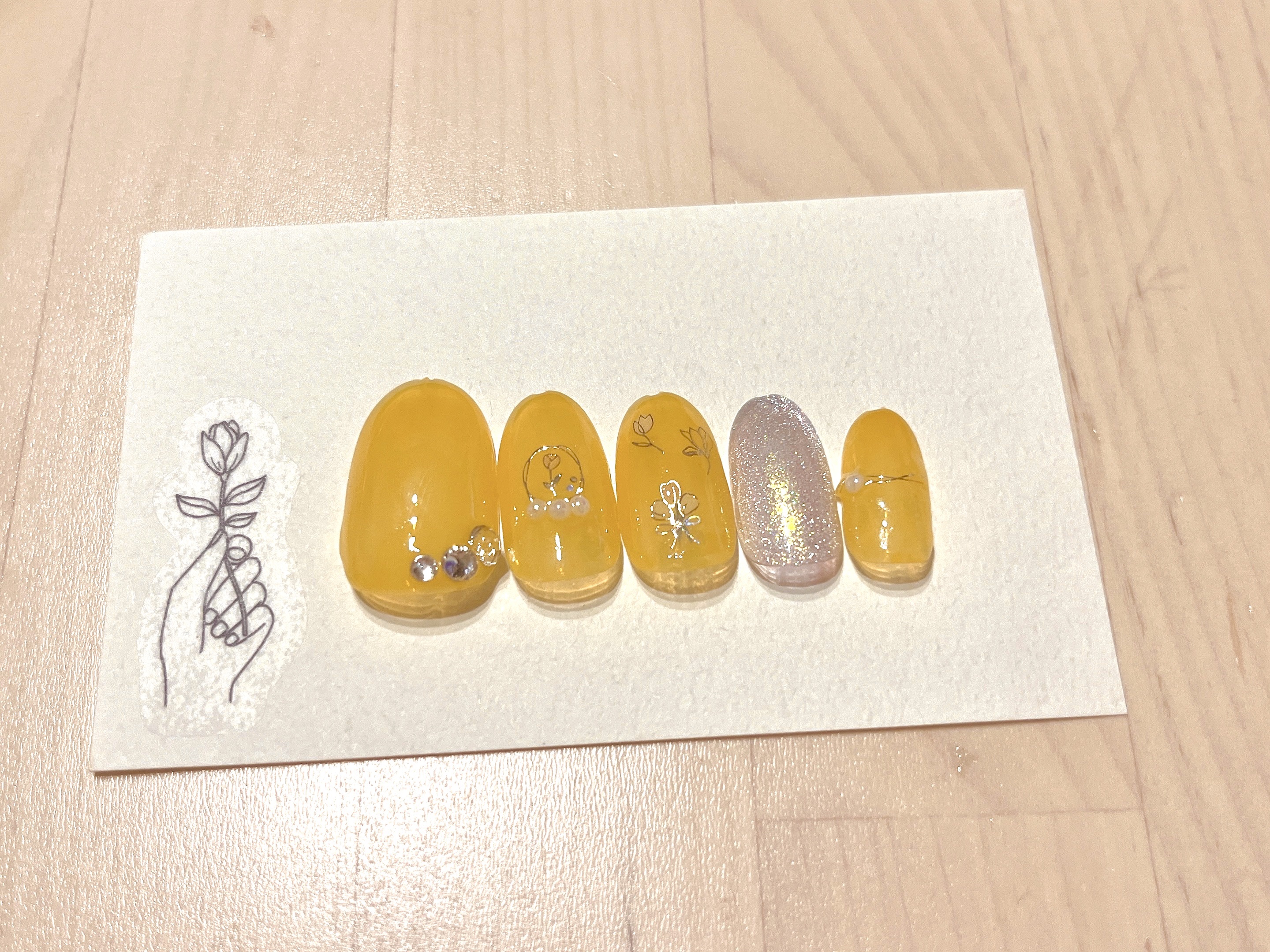 ジェリーフィッシュマグネットジェル/ネイル工房/ジェルネイルを使ったクチコミ（1枚目）