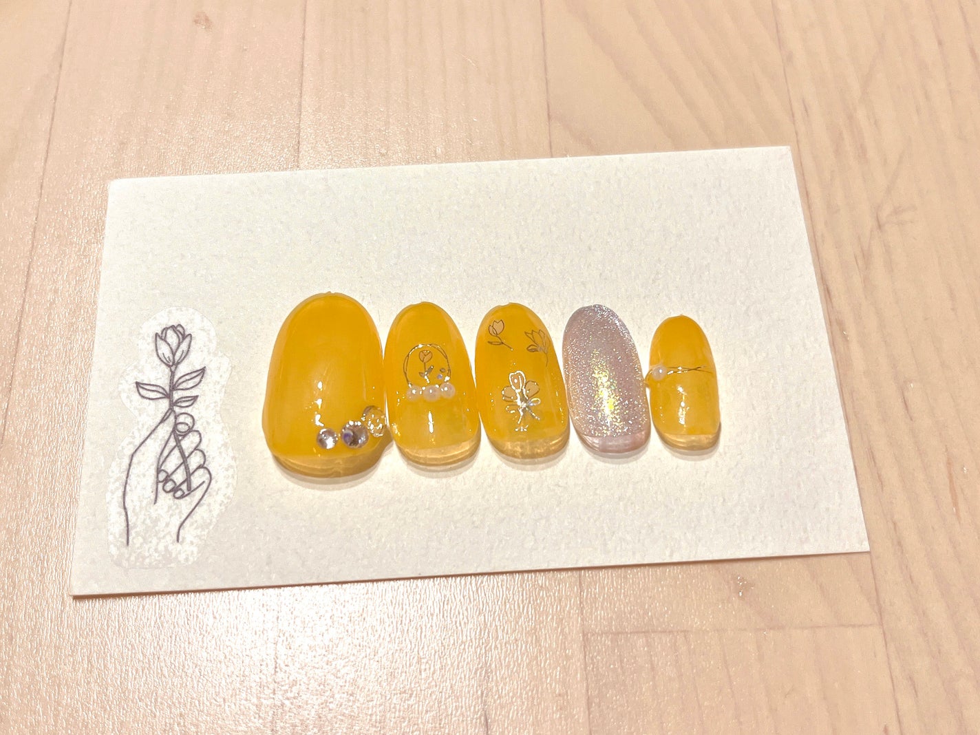 ジェルネイル(ライト対応)/セリア/ジェルネイルを使ったクチコミ(1枚目)