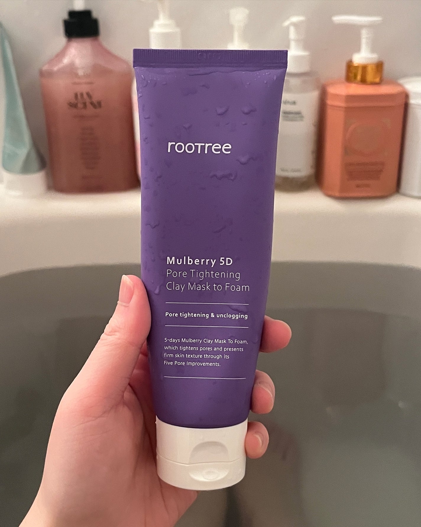 マルベリー5重 ポア タイトニングクレイマスクトゥフォーム/rooTree/洗い流すパック・マスクを使ったクチコミ(9枚目)