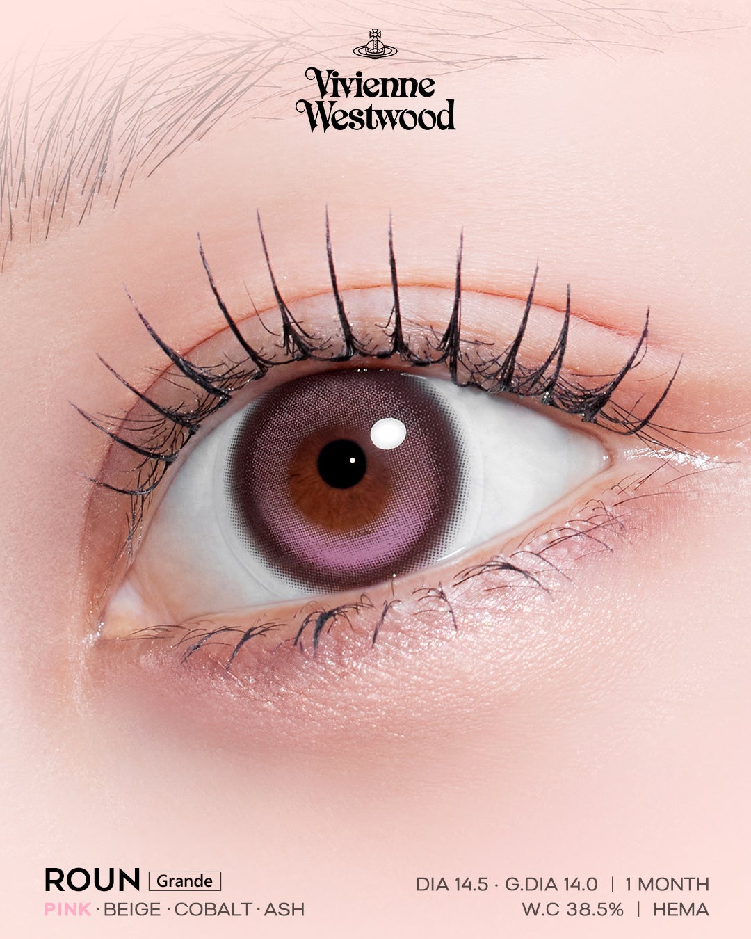 VivienneWestwood 1month ラウングランデ_ピンク