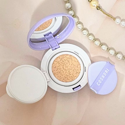 パンテノールバリアクッション/COSNORI/クッションファンデーションを使ったクチコミ(2枚目)