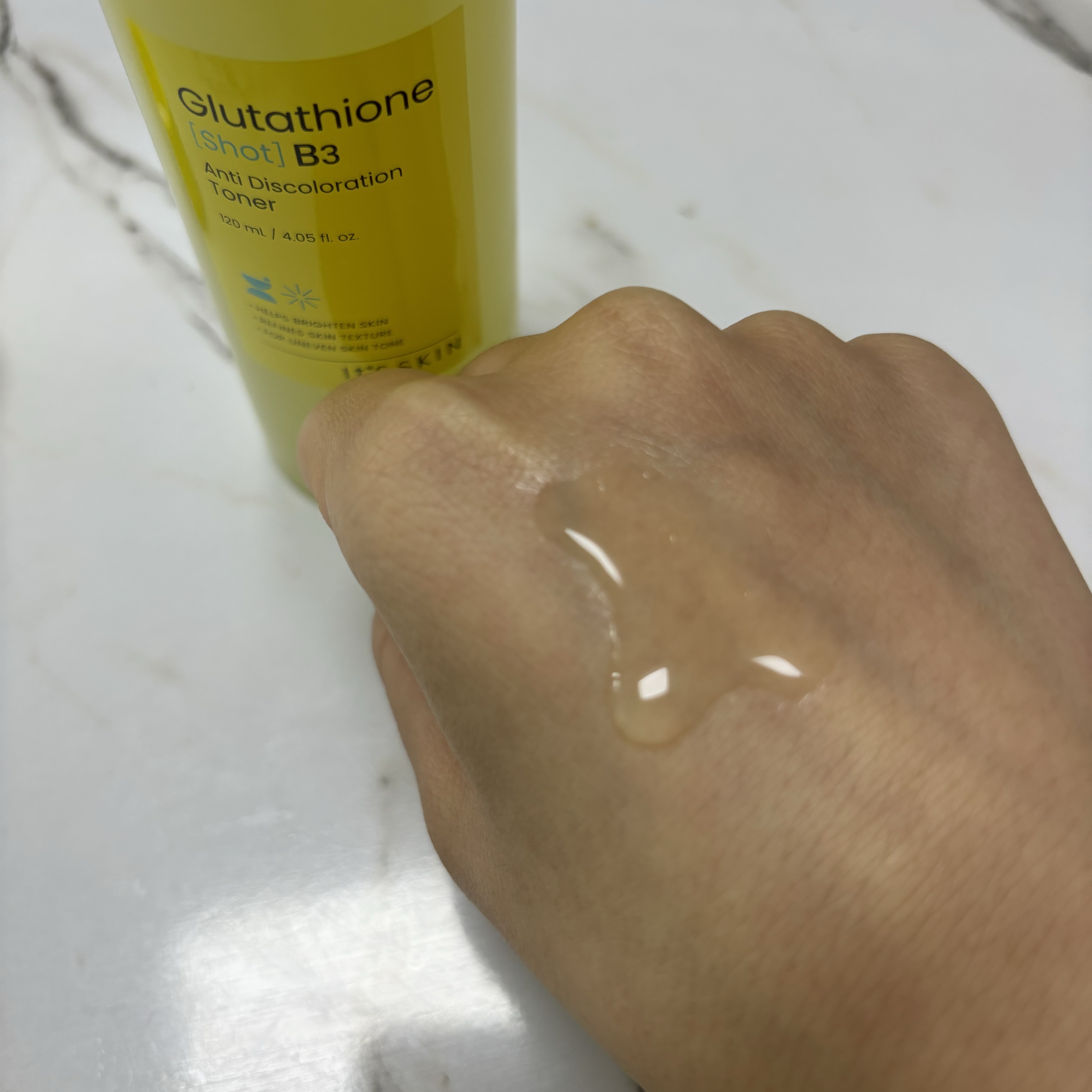 グルタチオンショットB3クリアトーントナー/It's skin/化粧水を使ったクチコミ（3枚目）