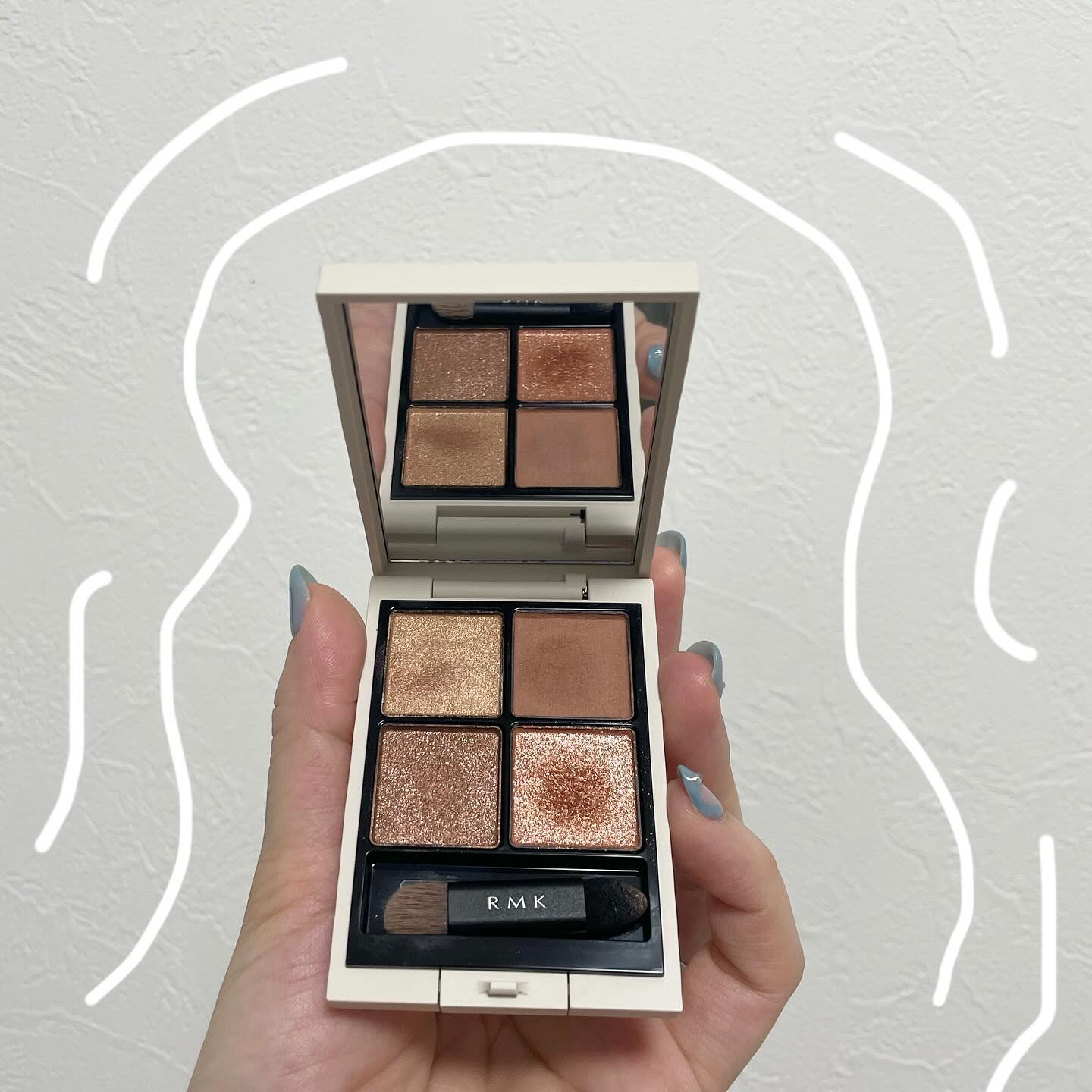 RMK シンクロマティック アイシャドウパレット/RMK/アイシャドウパレットを使ったクチコミ（2枚目）