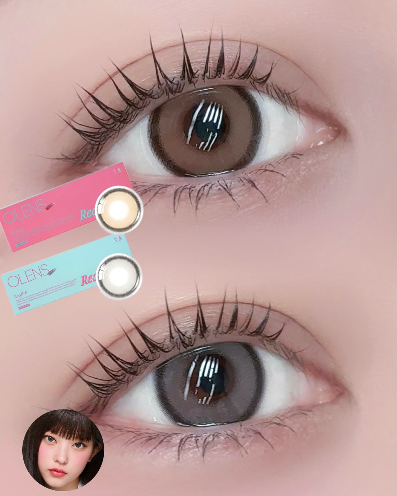 Real Ring 1day/OLENS/ワンデー(1DAY)カラコンを使ったクチコミ(5枚目)