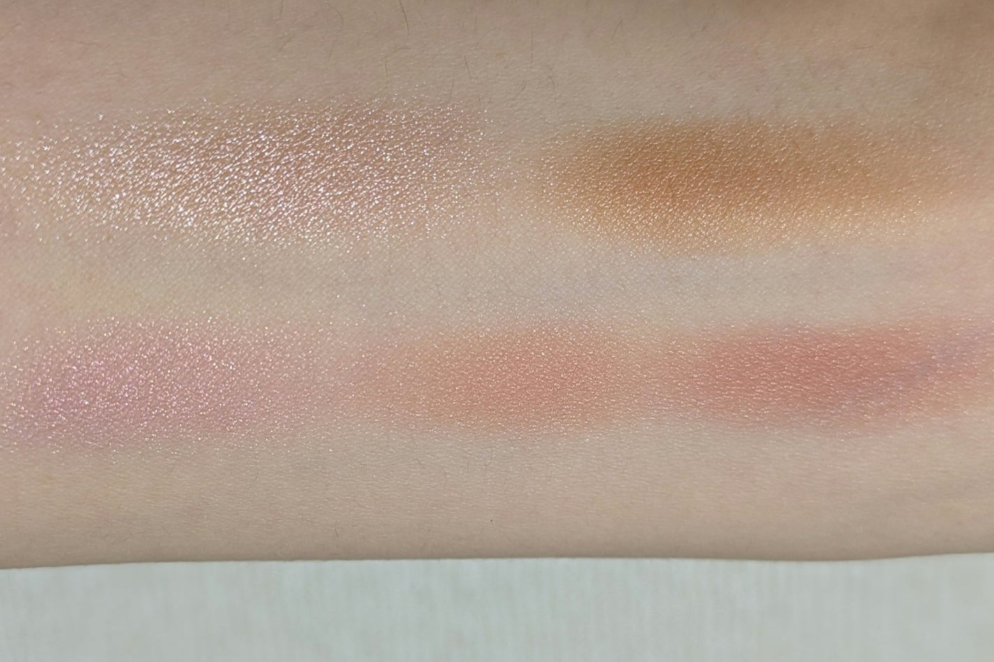ピュアラグジュアリー ライトリフレクティング チーク & アイパレット/NARS/マルチパレットを使ったクチコミ(3枚目)