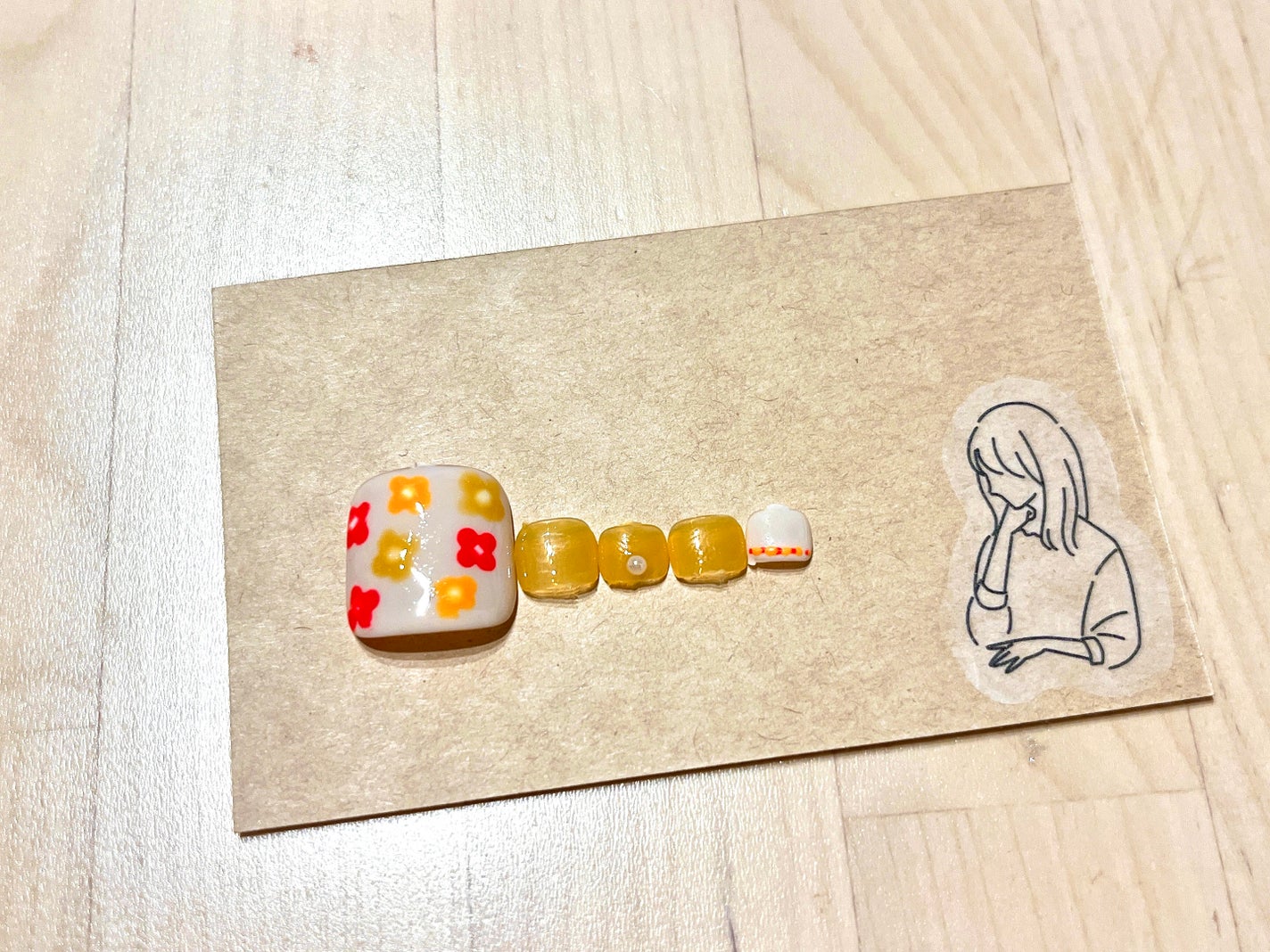 ジェルネイル(ライト対応)/セリア/ジェルネイルを使ったクチコミ(1枚目)