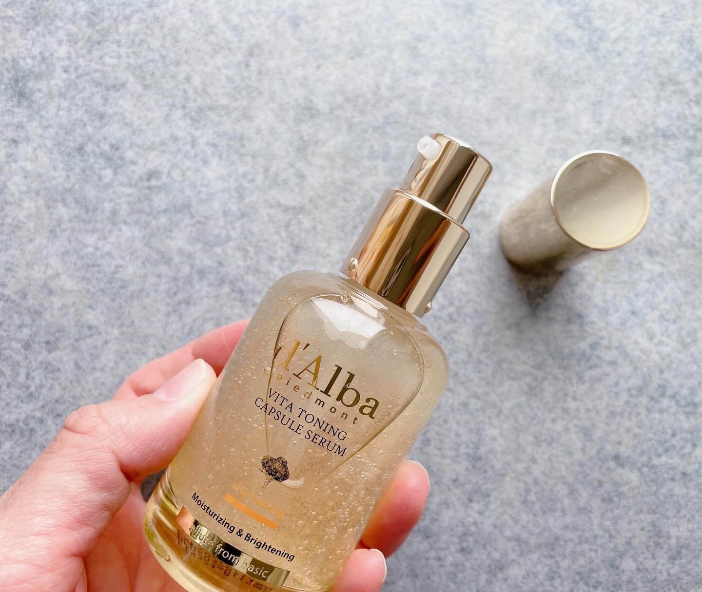 ビタトーニングカプセルセラム/ダルバ/美容液を使ったクチコミ（2枚目）