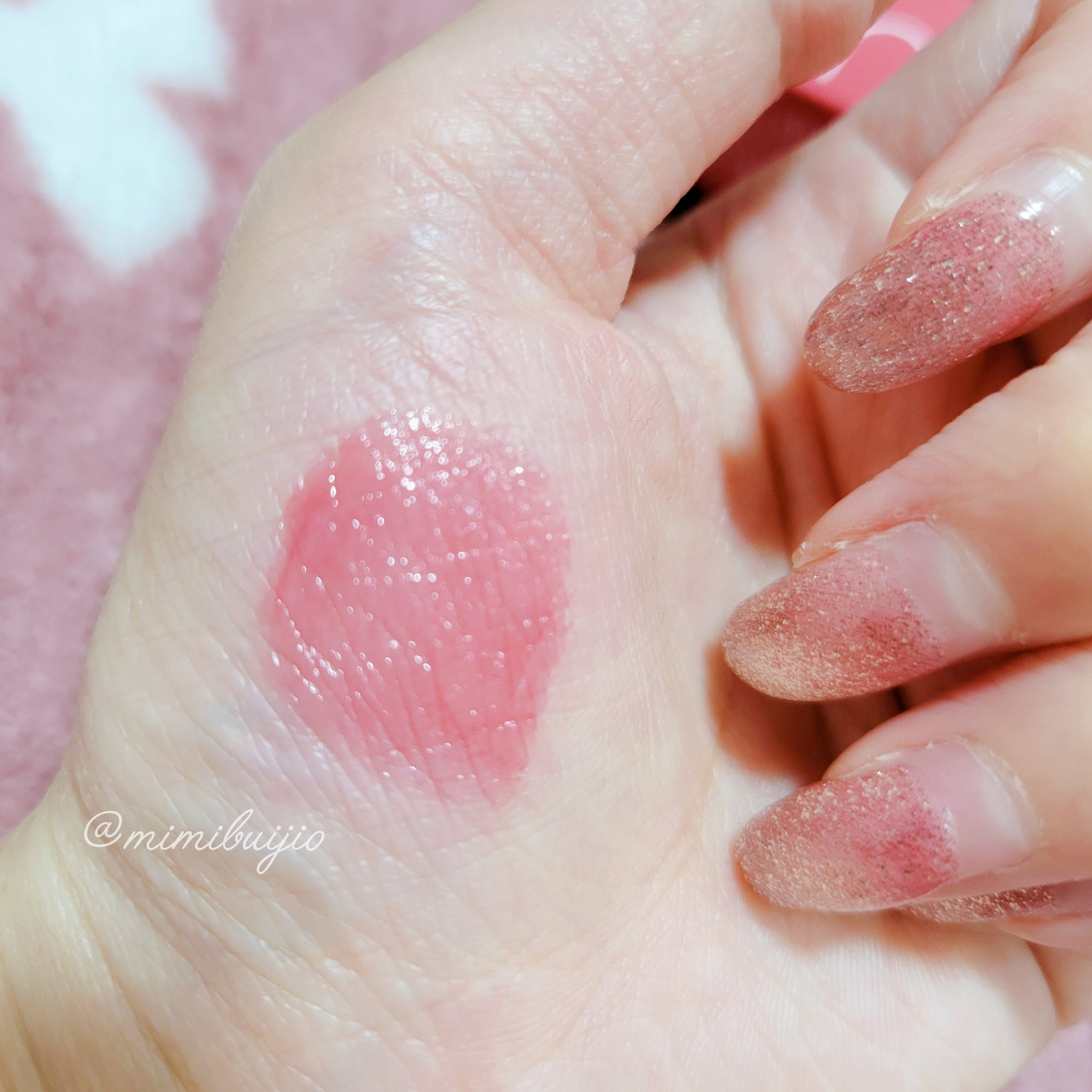 ザ ジューシーラスティングティント/rom&amp;nd/リップティントを使ったクチコミ（3枚目）