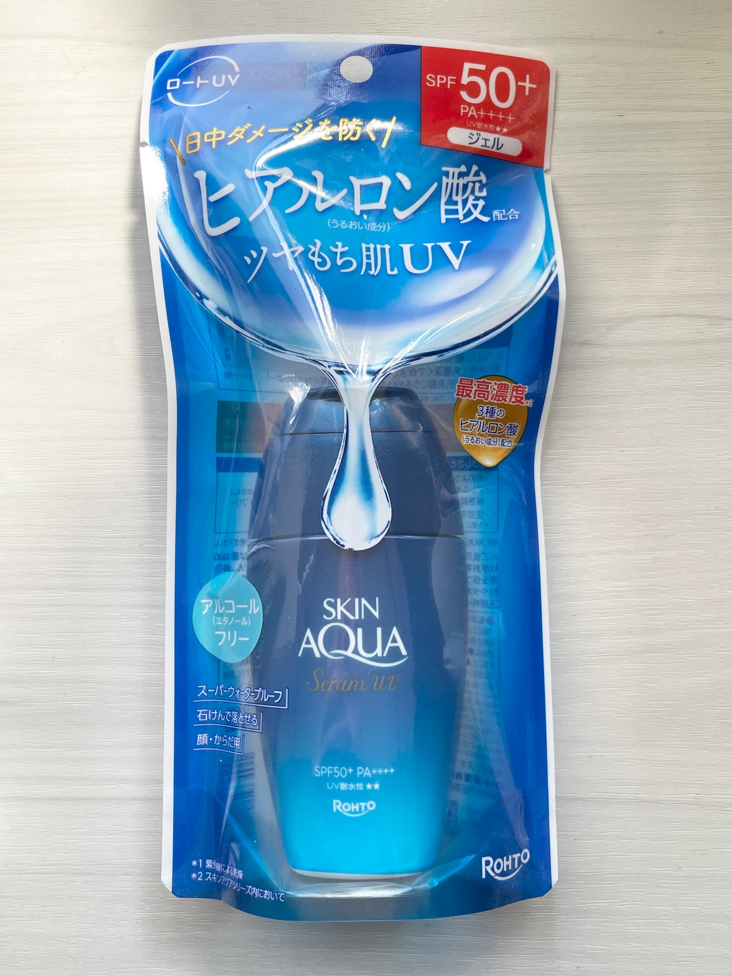 スキンアクア ヒアルロンセラムUV/スキンアクア/日焼け止めローションを使ったクチコミ(1枚目)