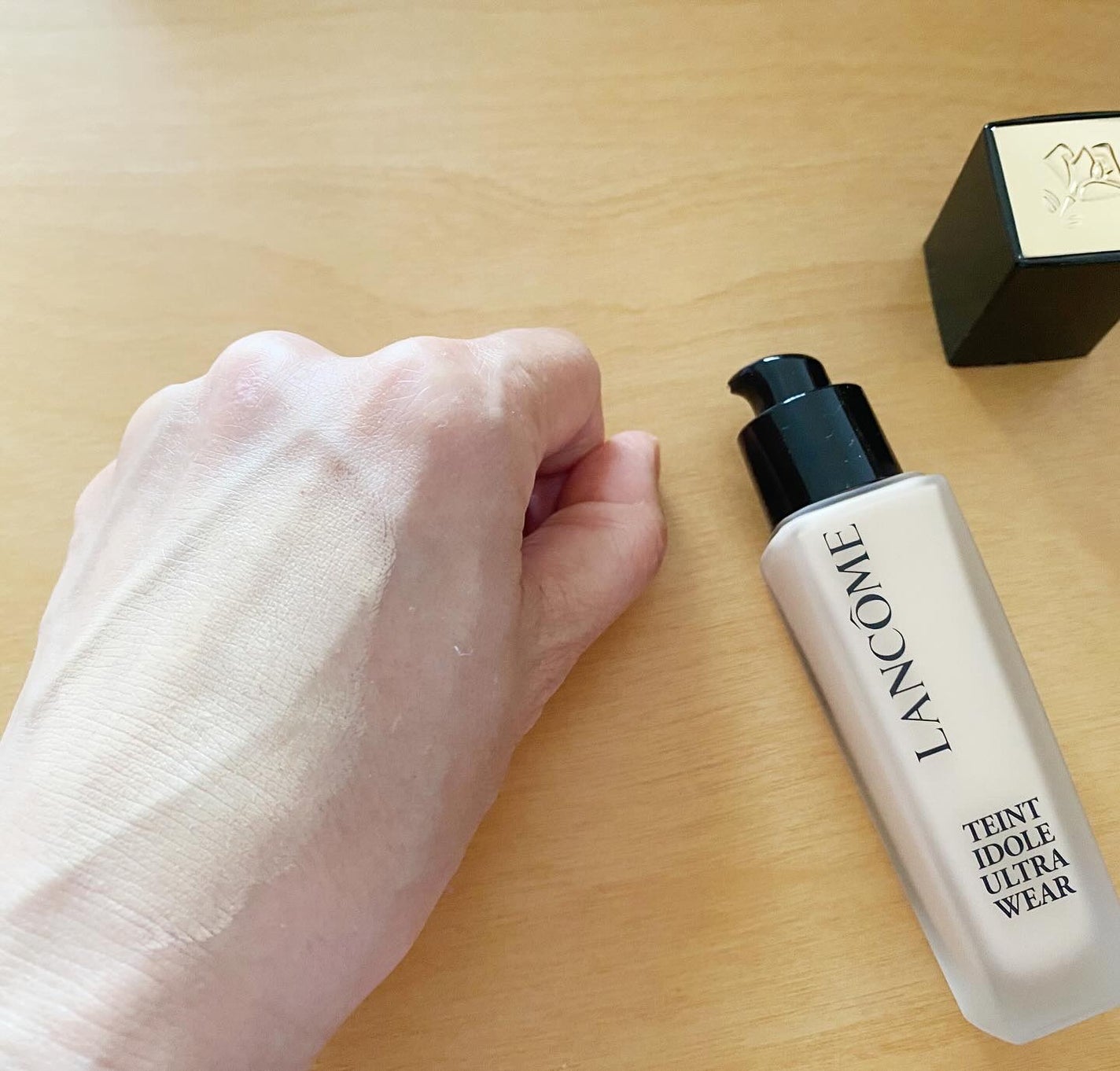 タンイドル ウルトラ ウェア リキッド N/LANCOME/リキッドファンデーションを使ったクチコミ(5枚目)