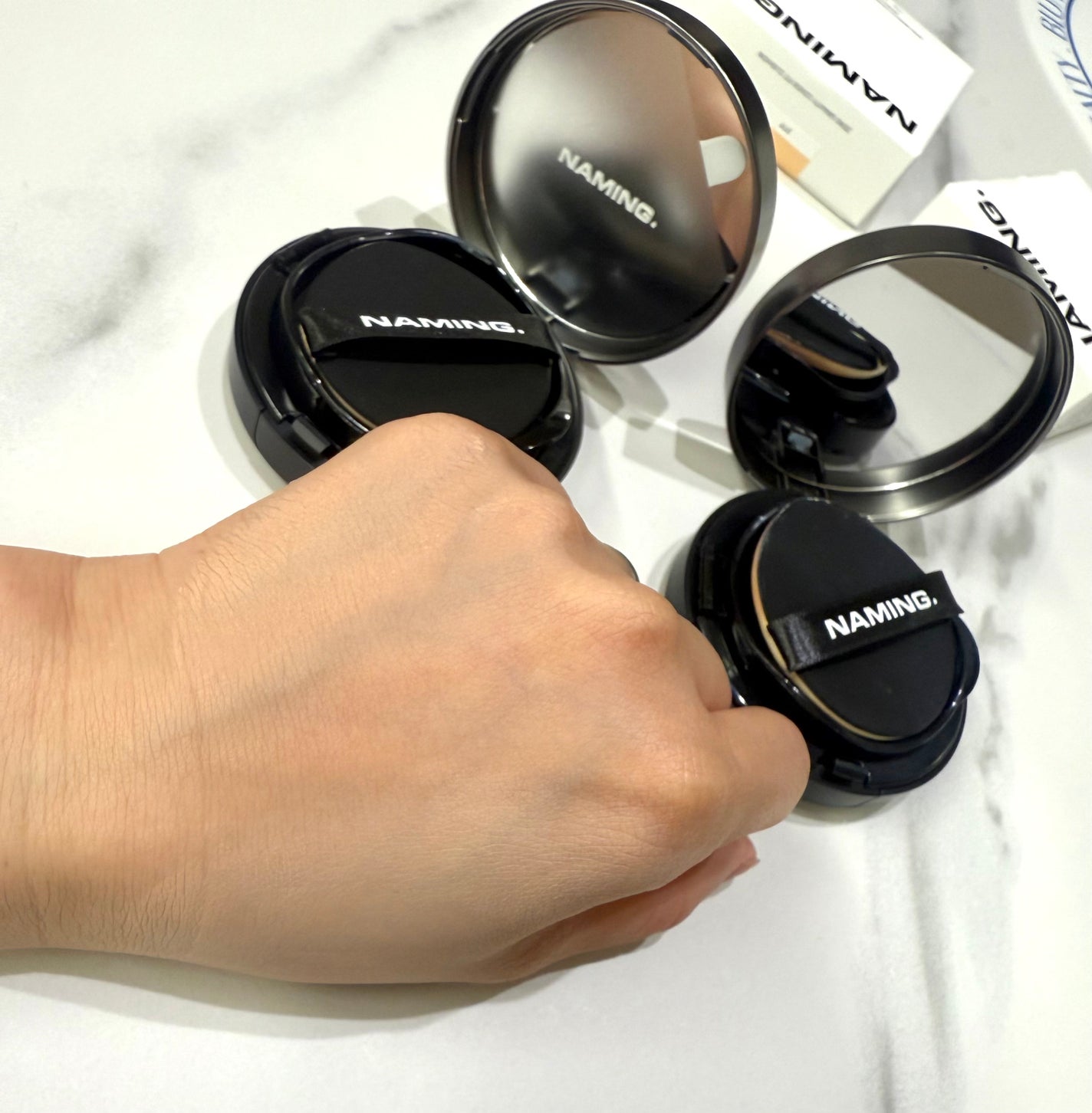 ネーミング ゼログラビティ カバーフィットクッション/NAMING./クッションファンデーションを使ったクチコミ(2枚目)