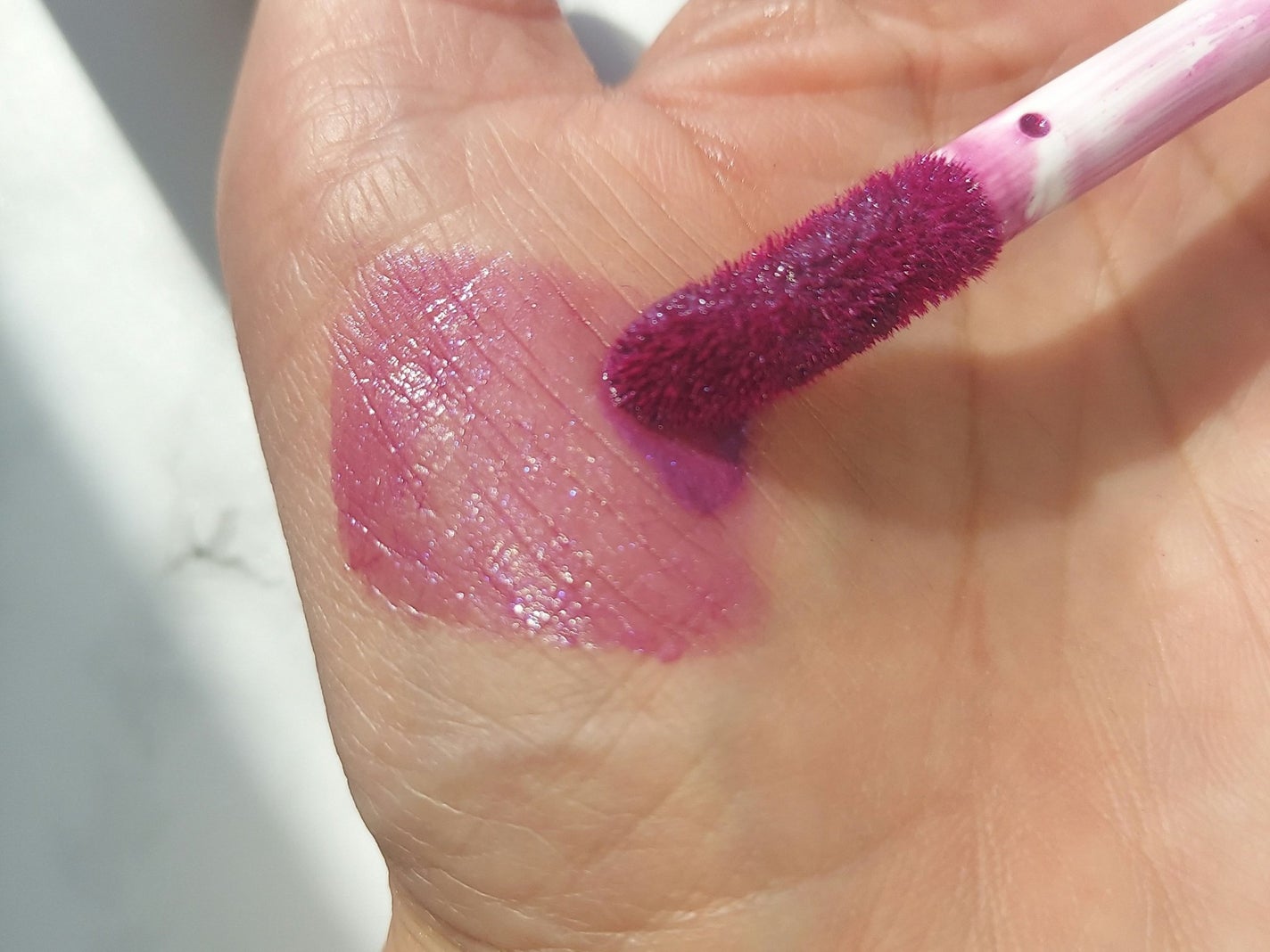 ストロボ ビーム リキッド ブラッシュ/M・A・C/リキッドチークを使ったクチコミ(4枚目)