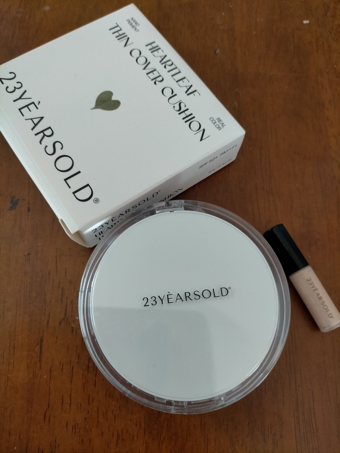 ハートリーフシーンカバークッション/23years old/クッションファンデーションを使ったクチコミ(1枚目)