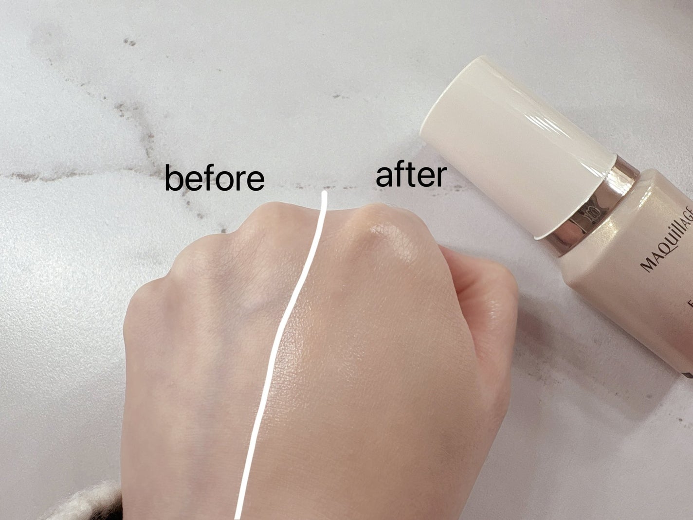 エッセンスリキッド EX/マキアージュ/リキッドファンデーションを使ったクチコミ(2枚目)