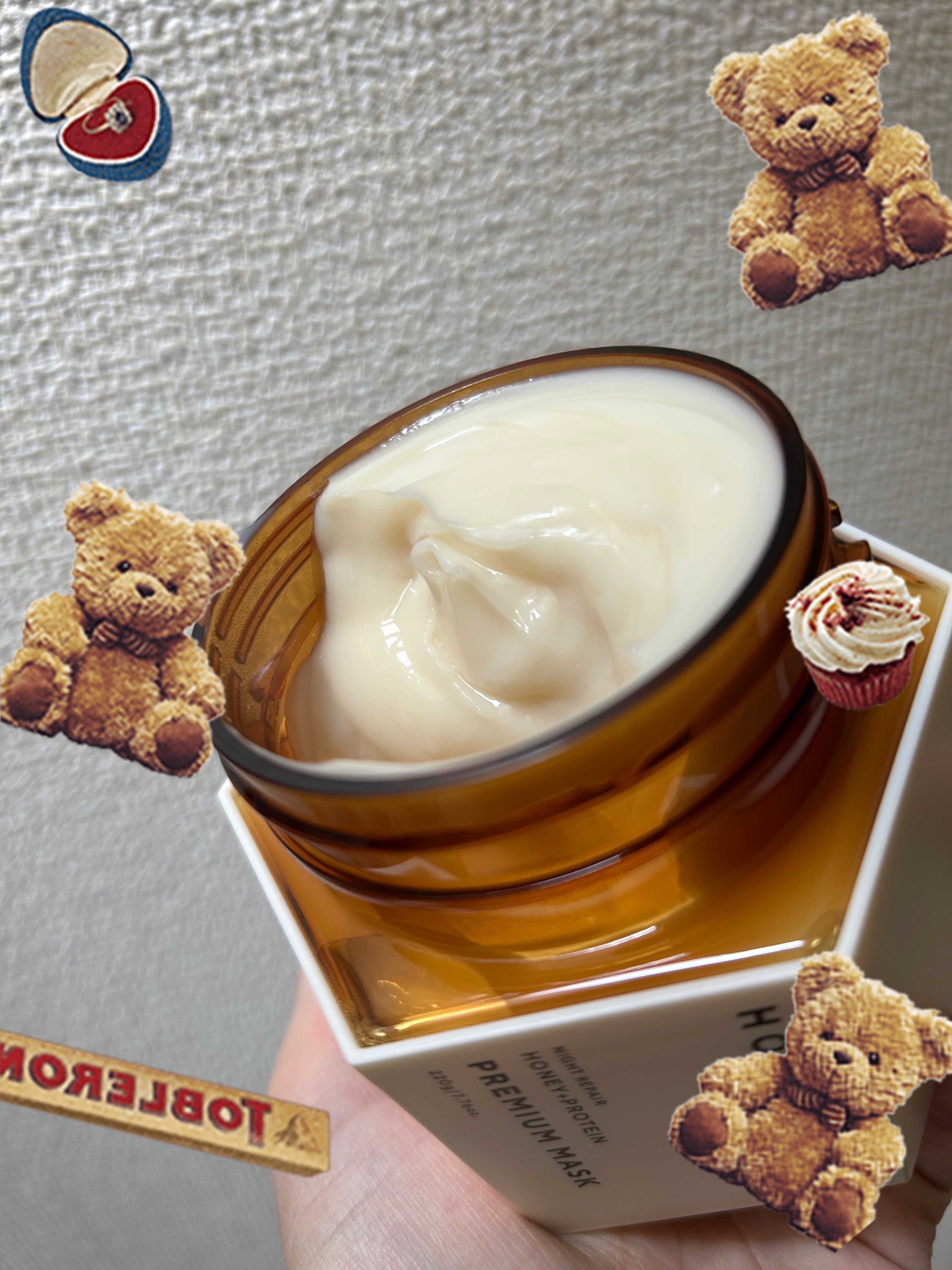 ナイトリペア プレミアム 集中ヘアマスク/ハニーク/ヘアマスク・ヘアパックを使ったクチコミ（1枚目）