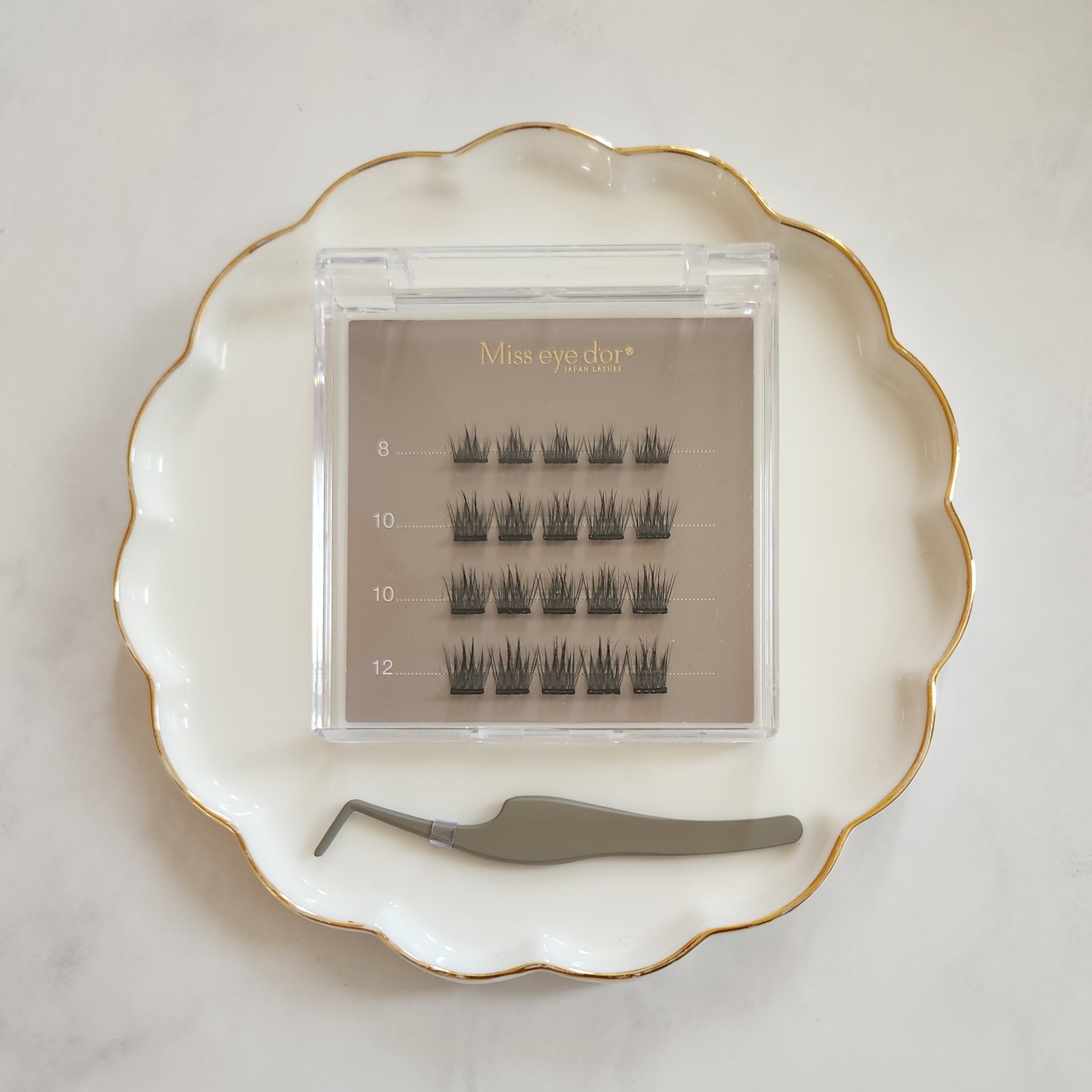 1秒まつエク ナチュラルタイプ ブラック（8-12mm）/Miss eye d'or/つけまつげを使ったクチコミ（2枚目）