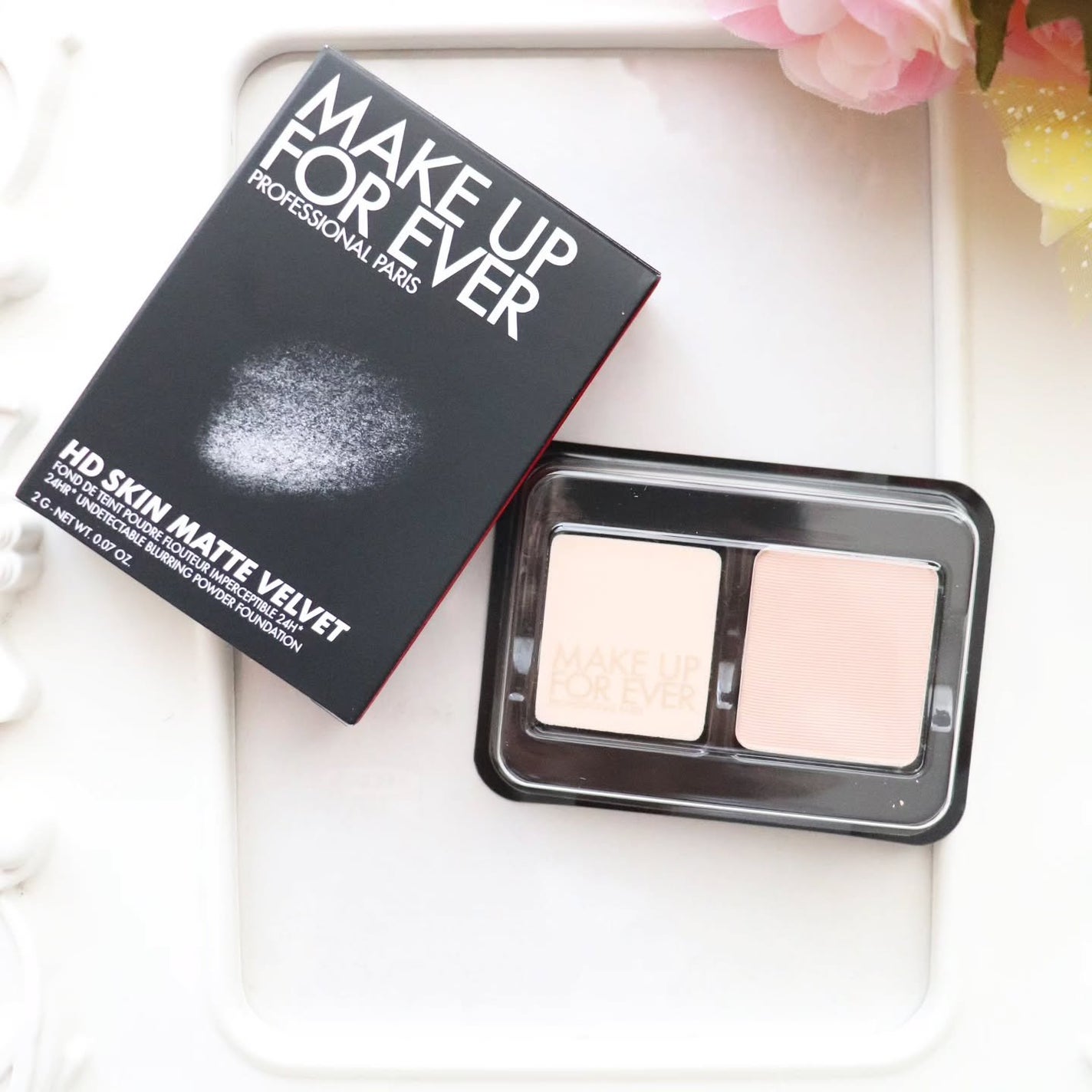 HDスキン マットベルベットコンパクト/MAKE UP FOR EVER/パウダーファンデーションを使ったクチコミ(3枚目)