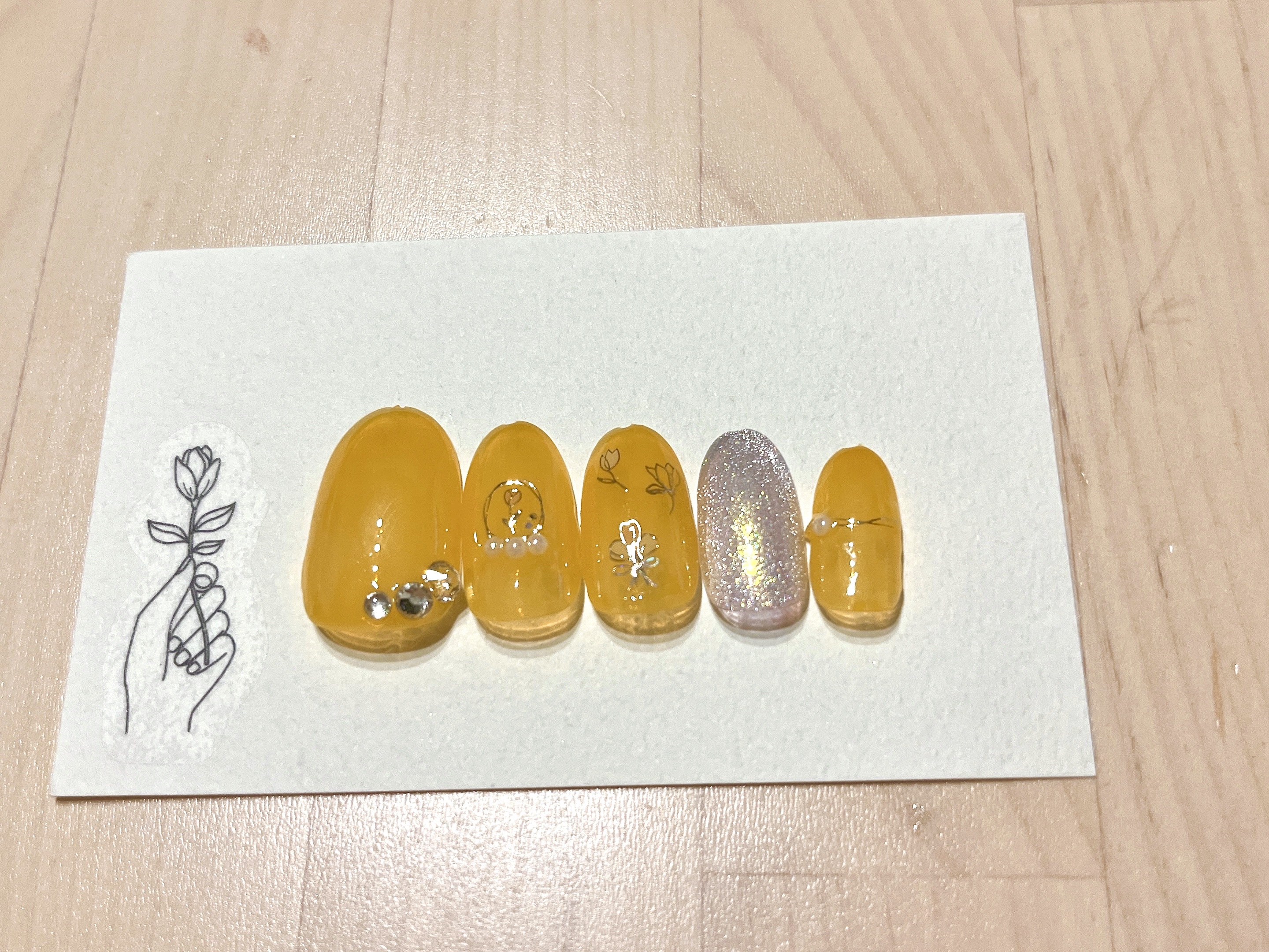 ジェリーフィッシュマグネットジェル/ネイル工房/ジェルネイルを使ったクチコミ（2枚目）