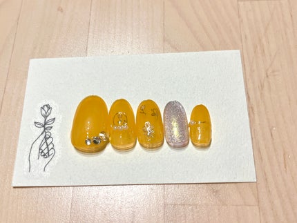 ジェルネイル(ライト対応)/セリア/ジェルネイルを使ったクチコミ(2枚目)